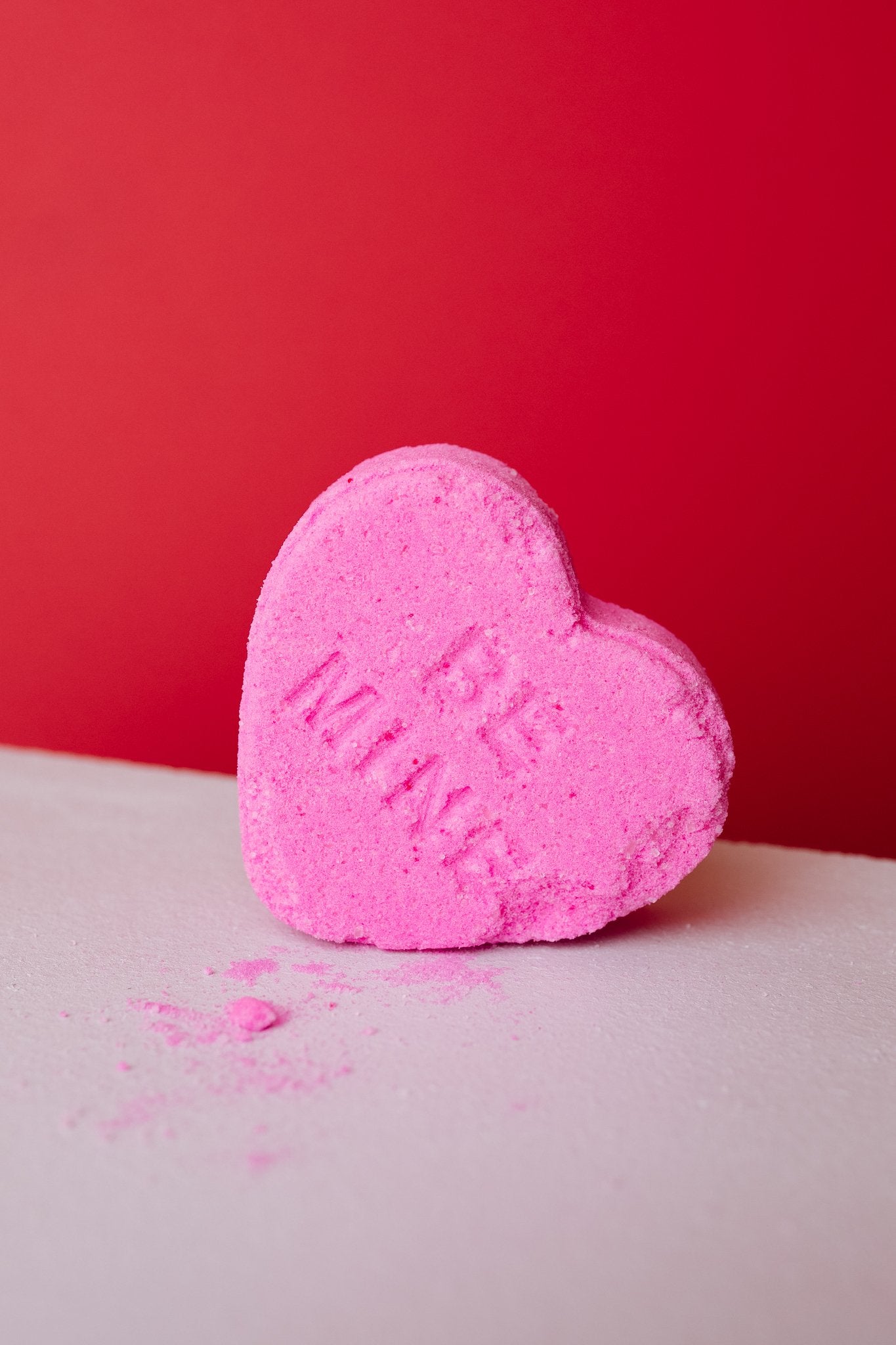Love Yourself First Heart Shaped Bath Bomb