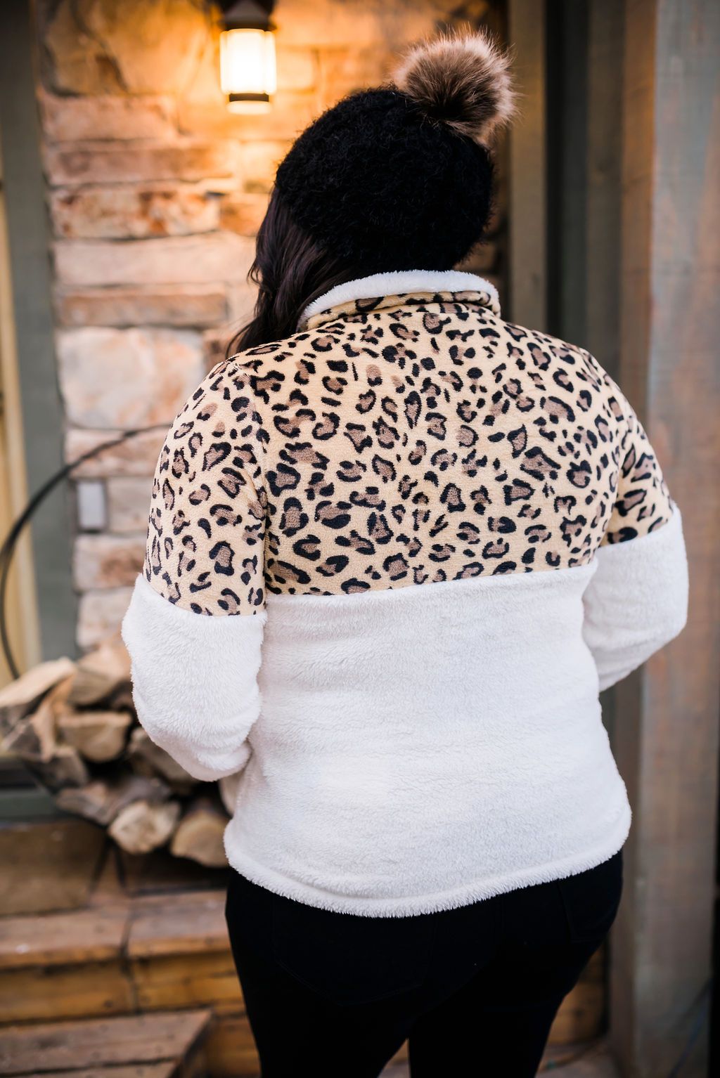 Snow Spots Fleece Pullover - ALL SALES FINAL