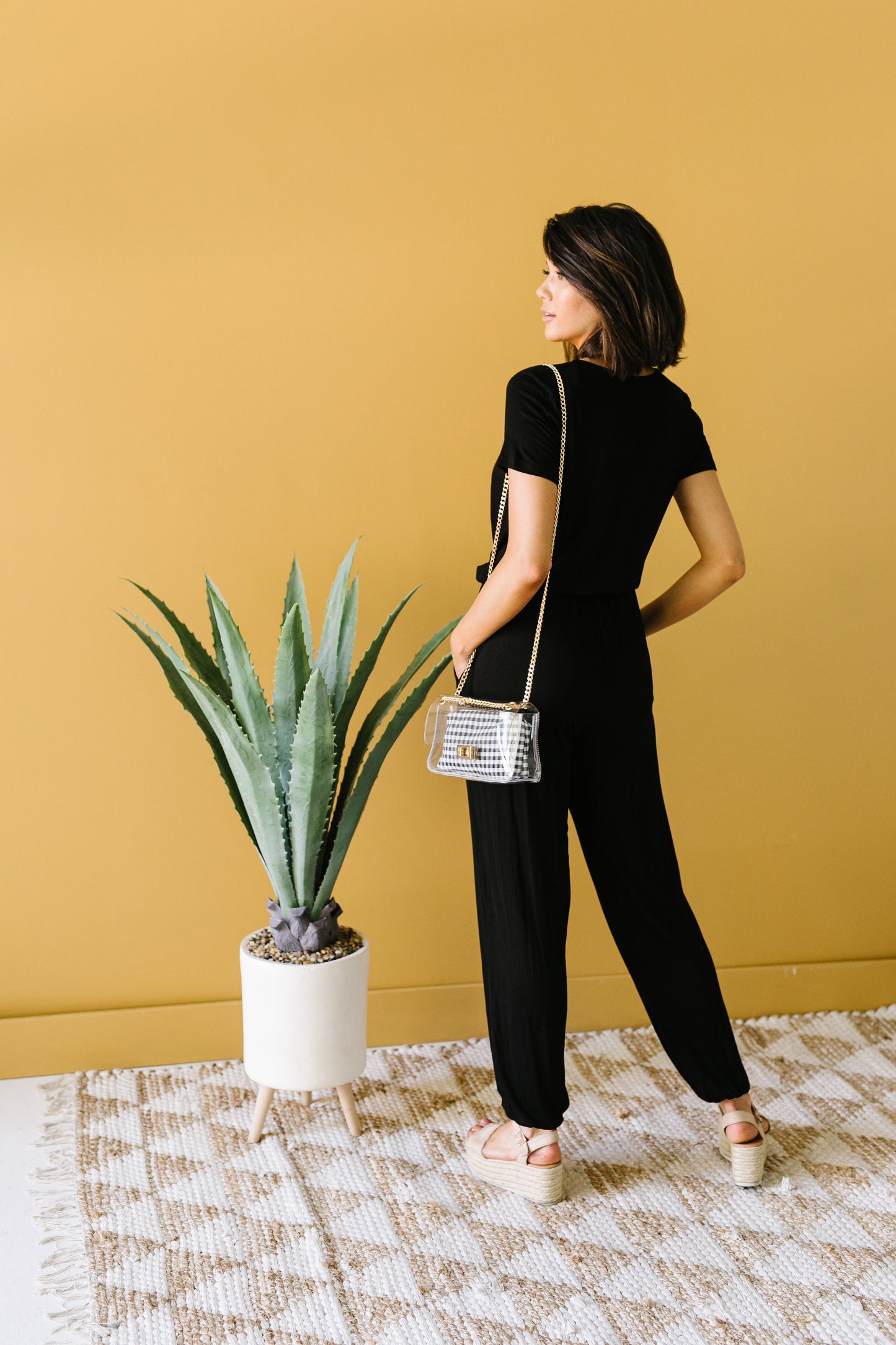 Jumping Jacks Jumpsuit In Black