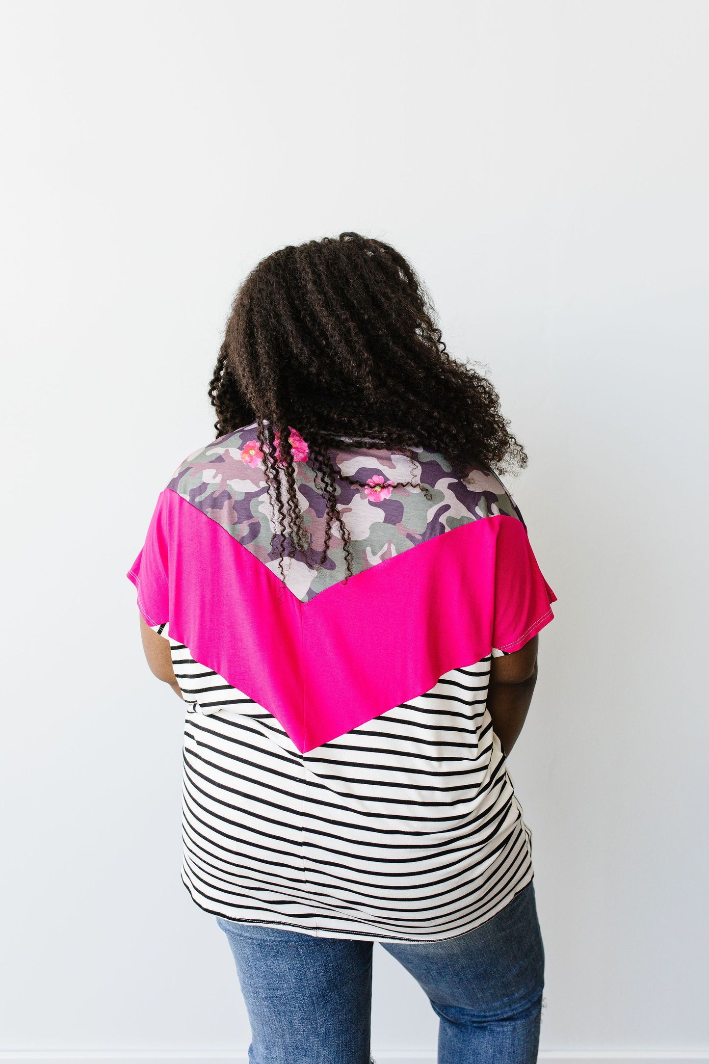 All Girl Chevron Top