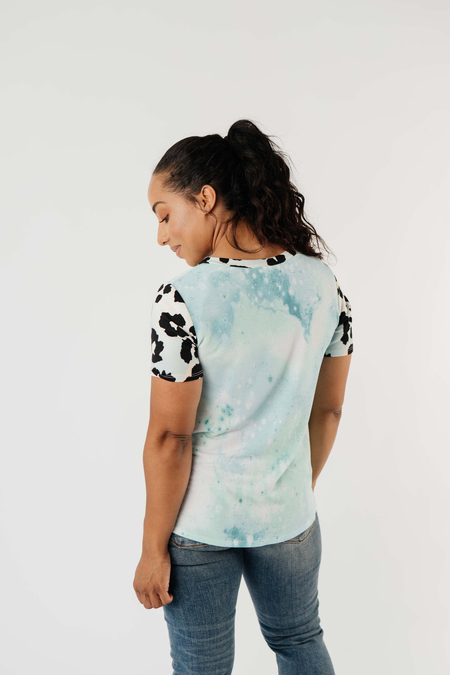 Another Tie Dye Animal Top