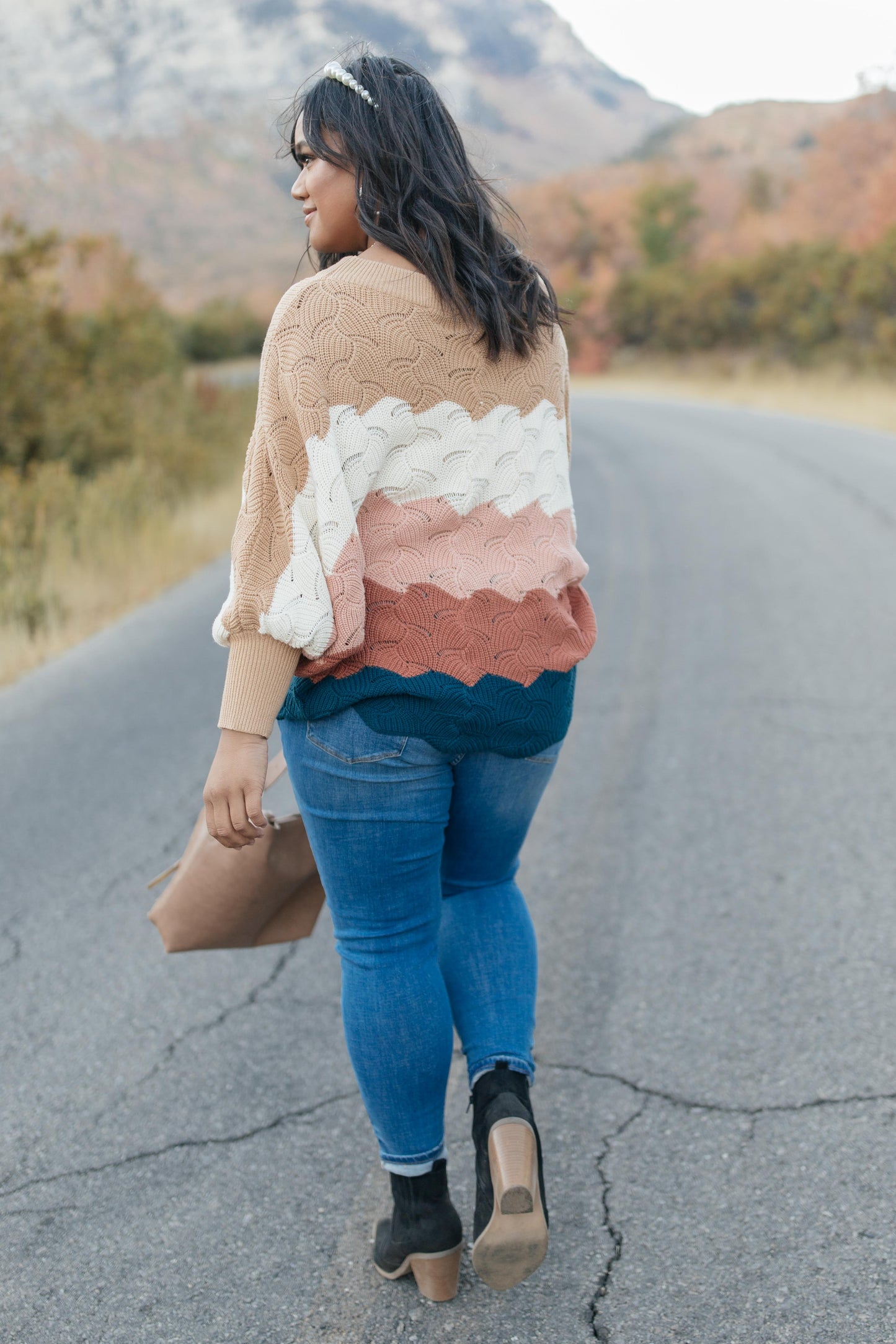 Designed For Details Sweater in Rust