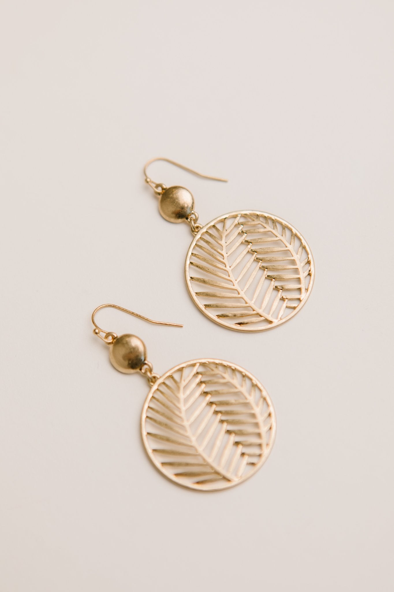 Golden Palm Earrings