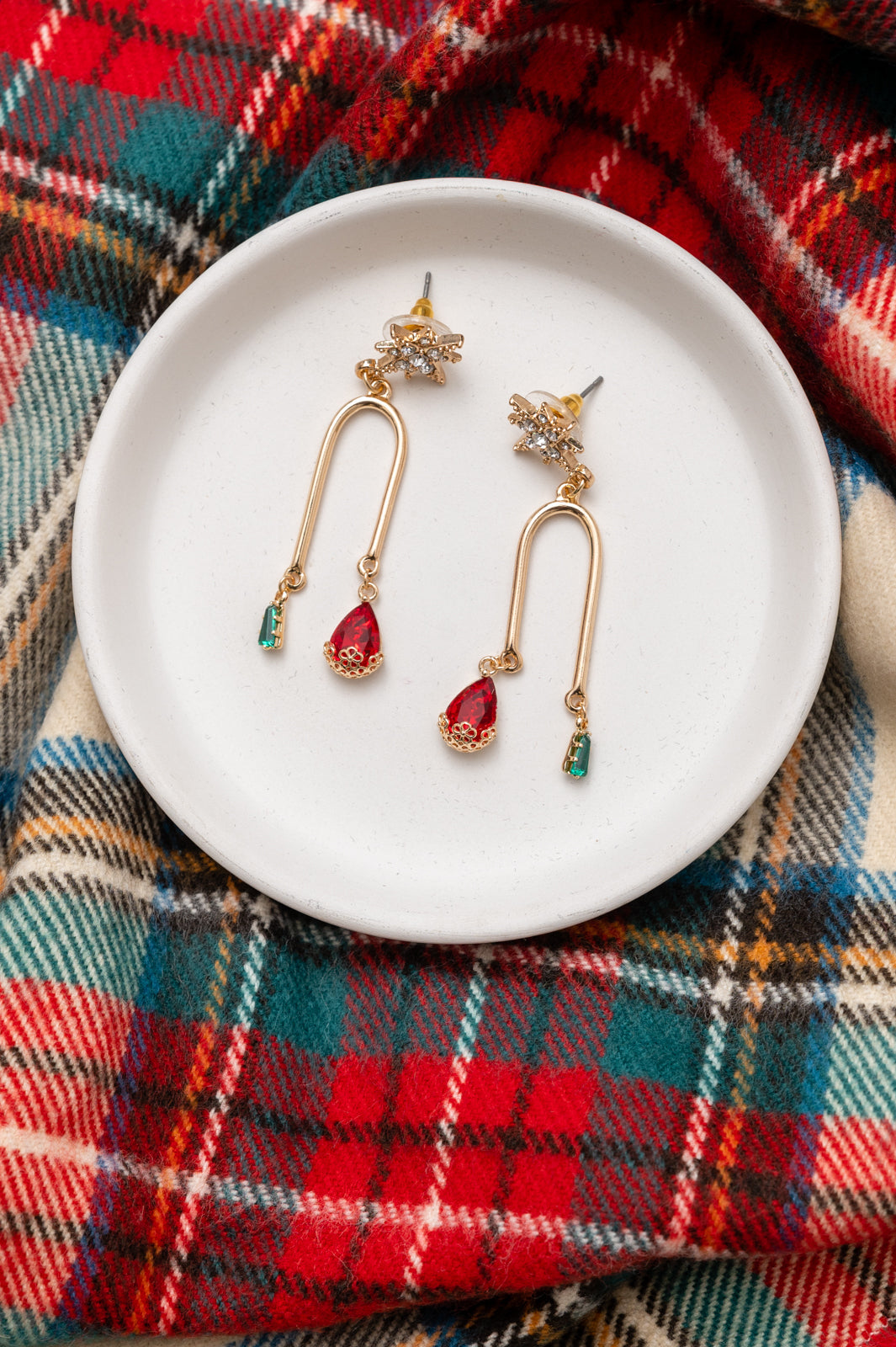 Holiday Star Drop Earrings