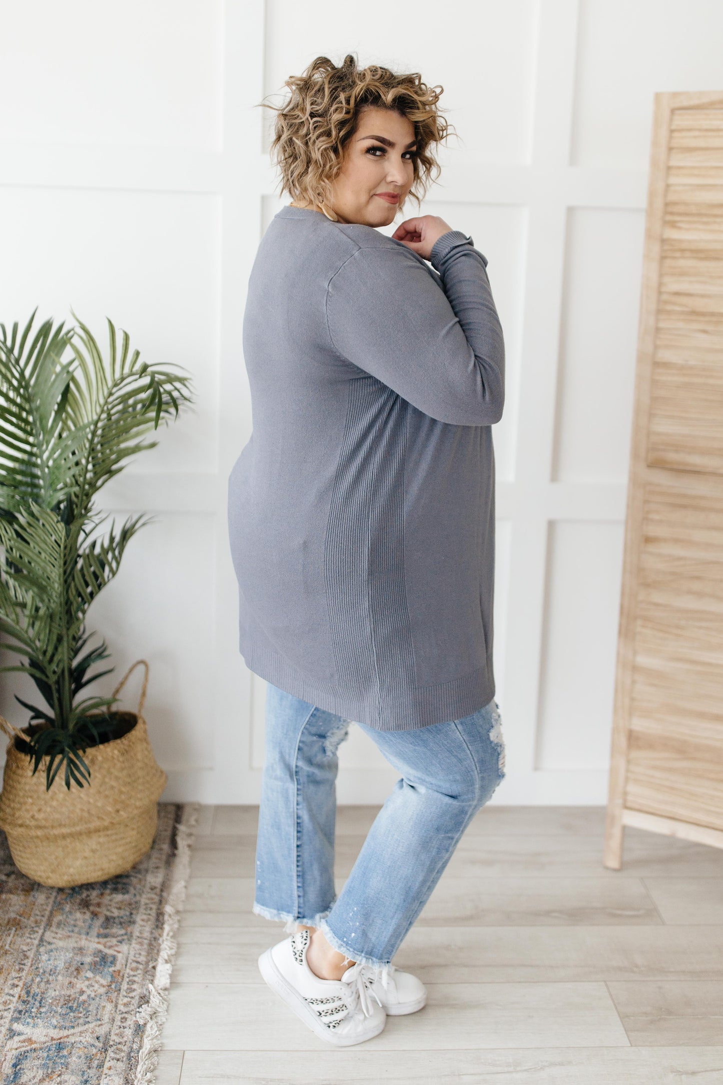 Million Dollar Charcoal Cardigan