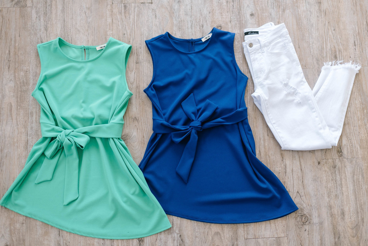 Astor Asymmetric Hem Top In Royal Blue