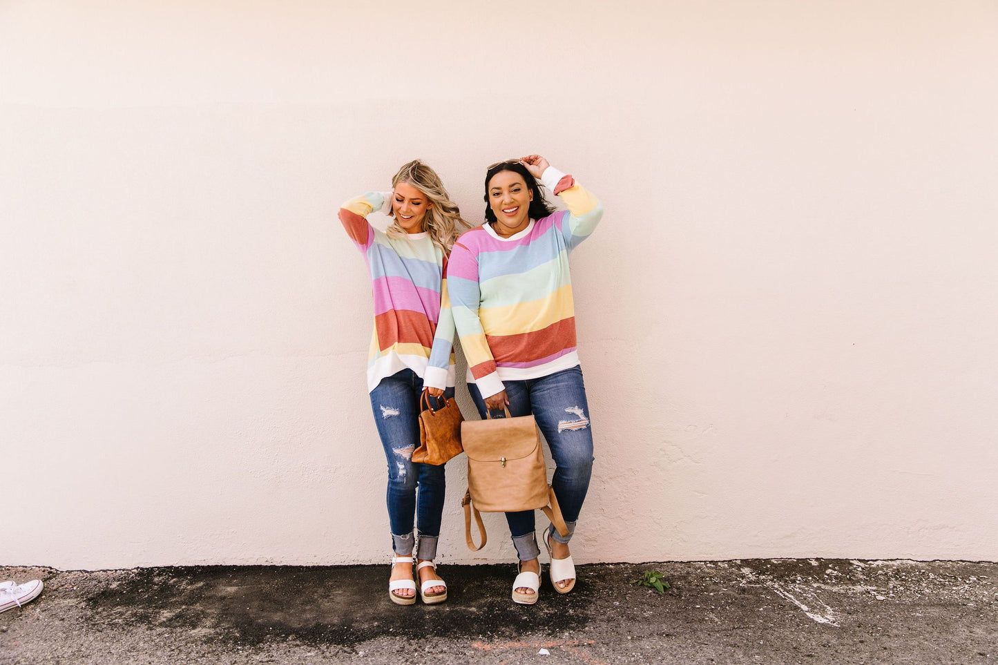 Bold Rainbow Pullover