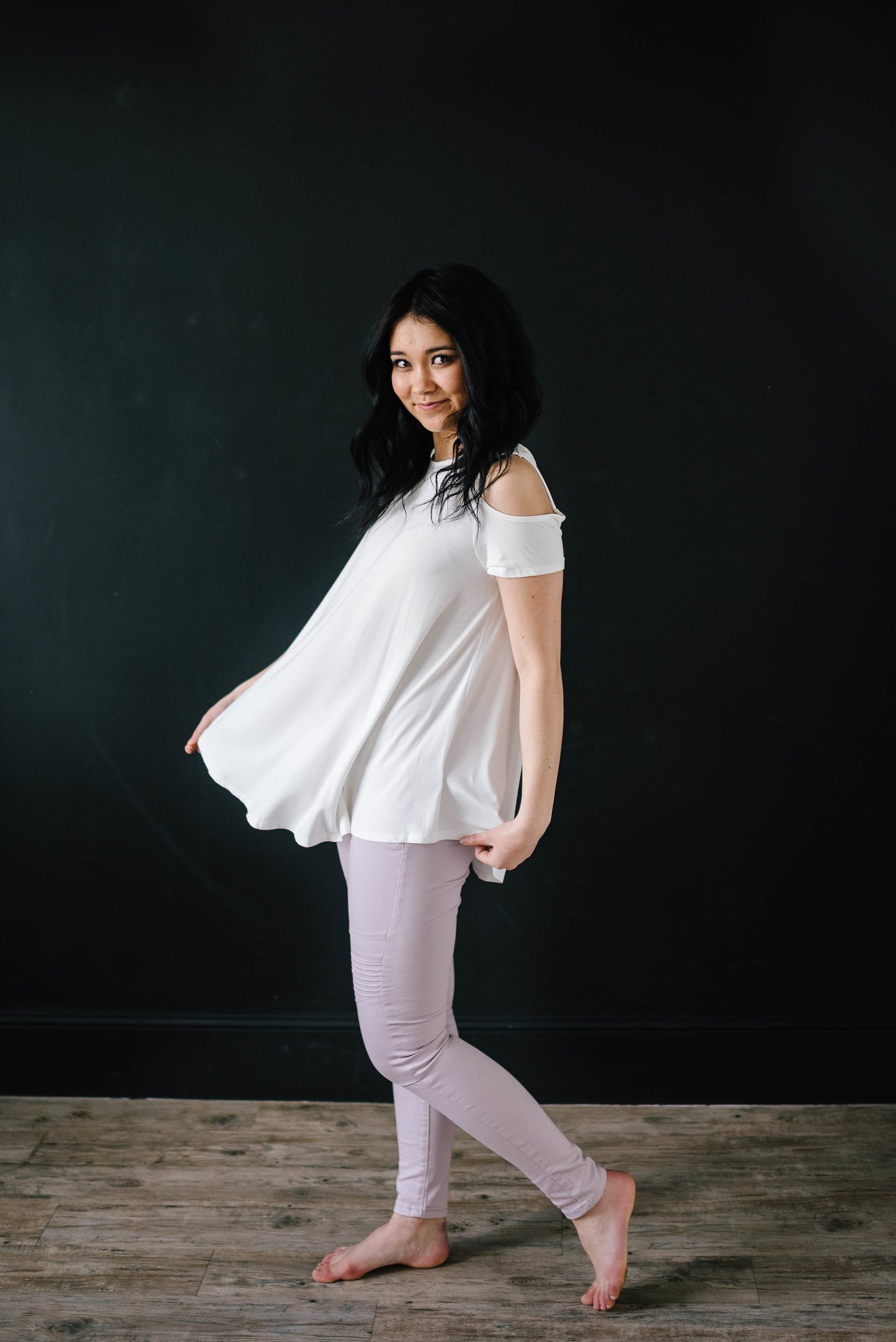 Christina Crosses in Ivory