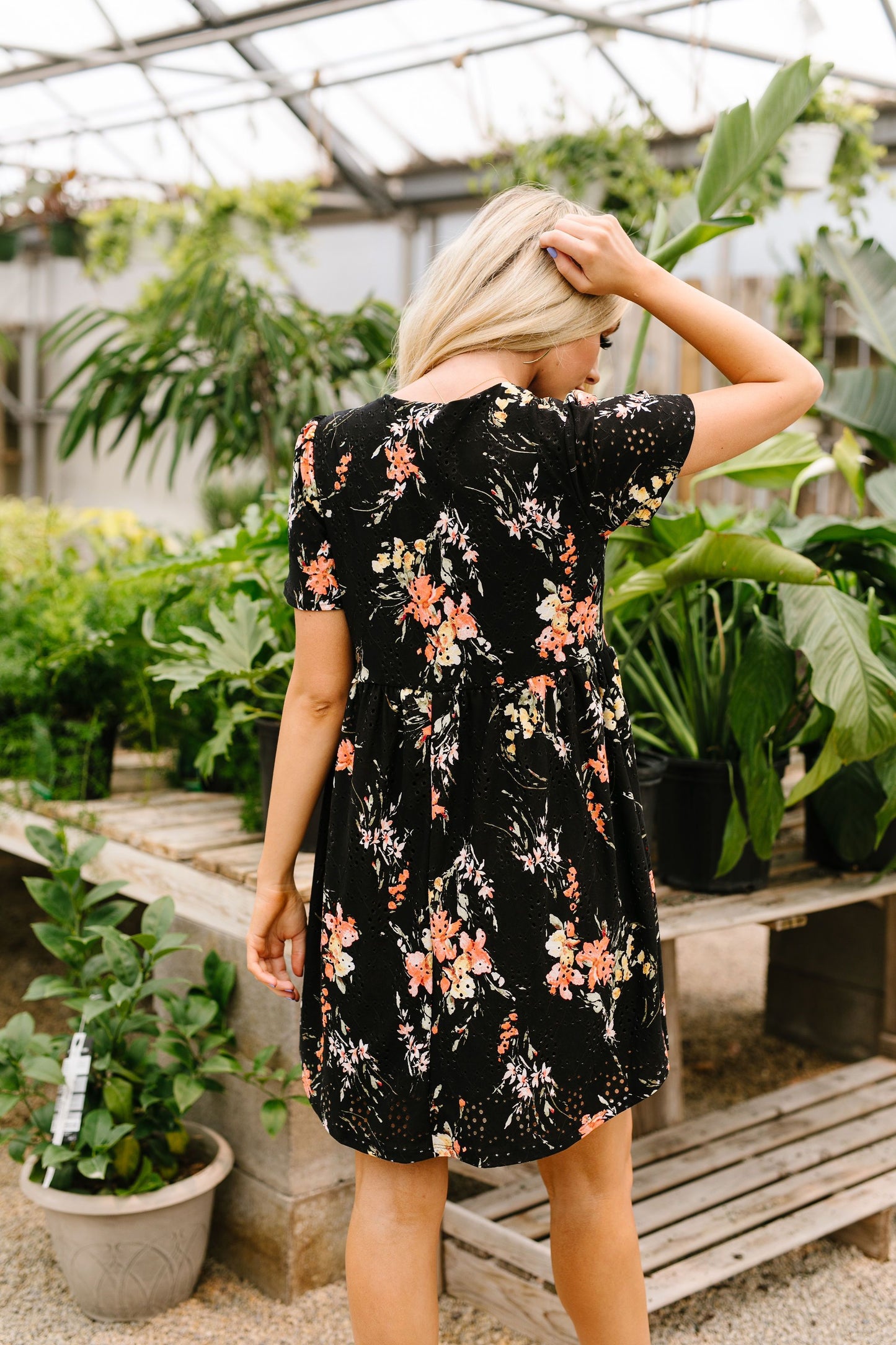 Flowers At Midnight Dress
