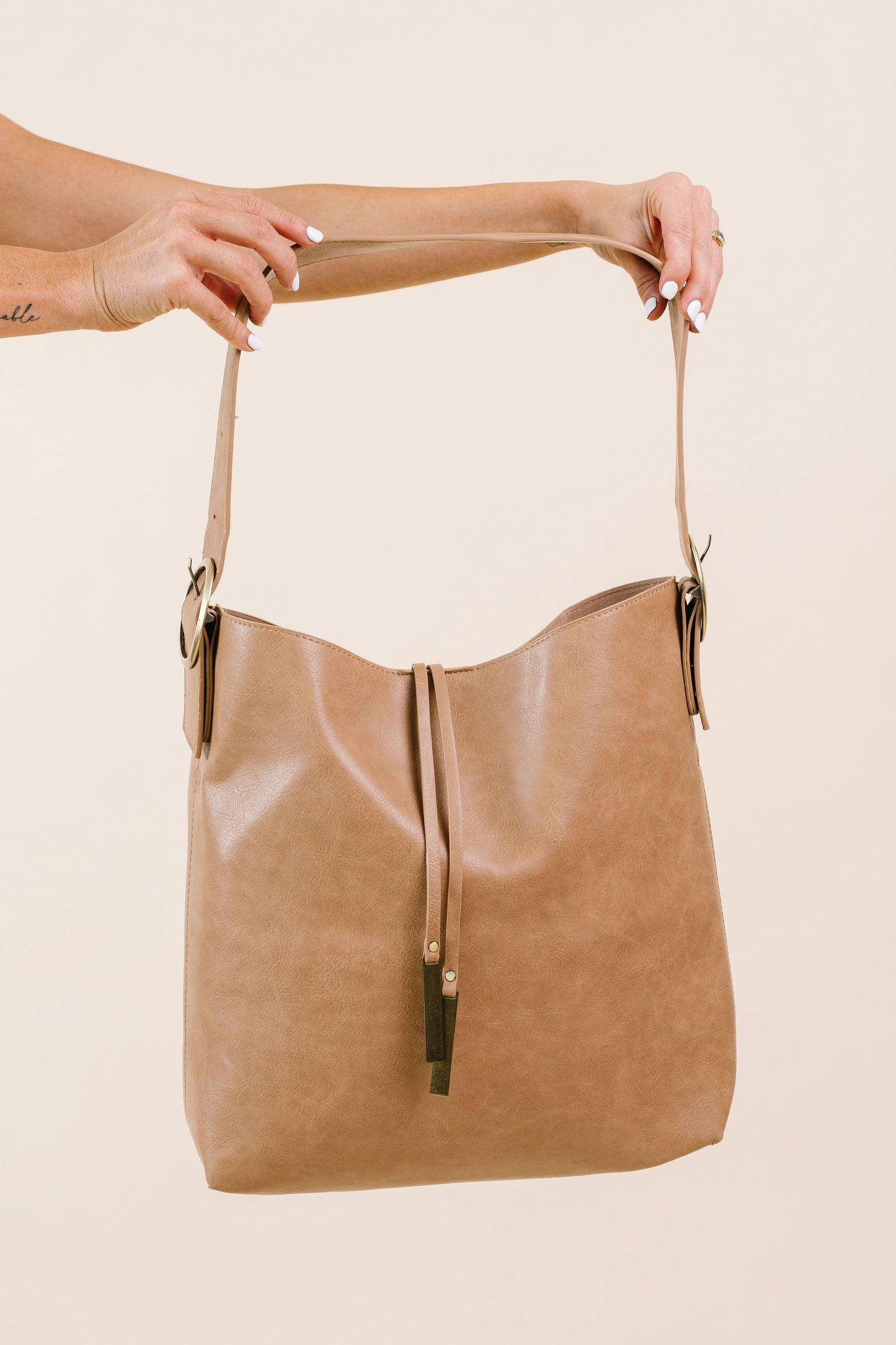 Golden Tassel Hobo Bag