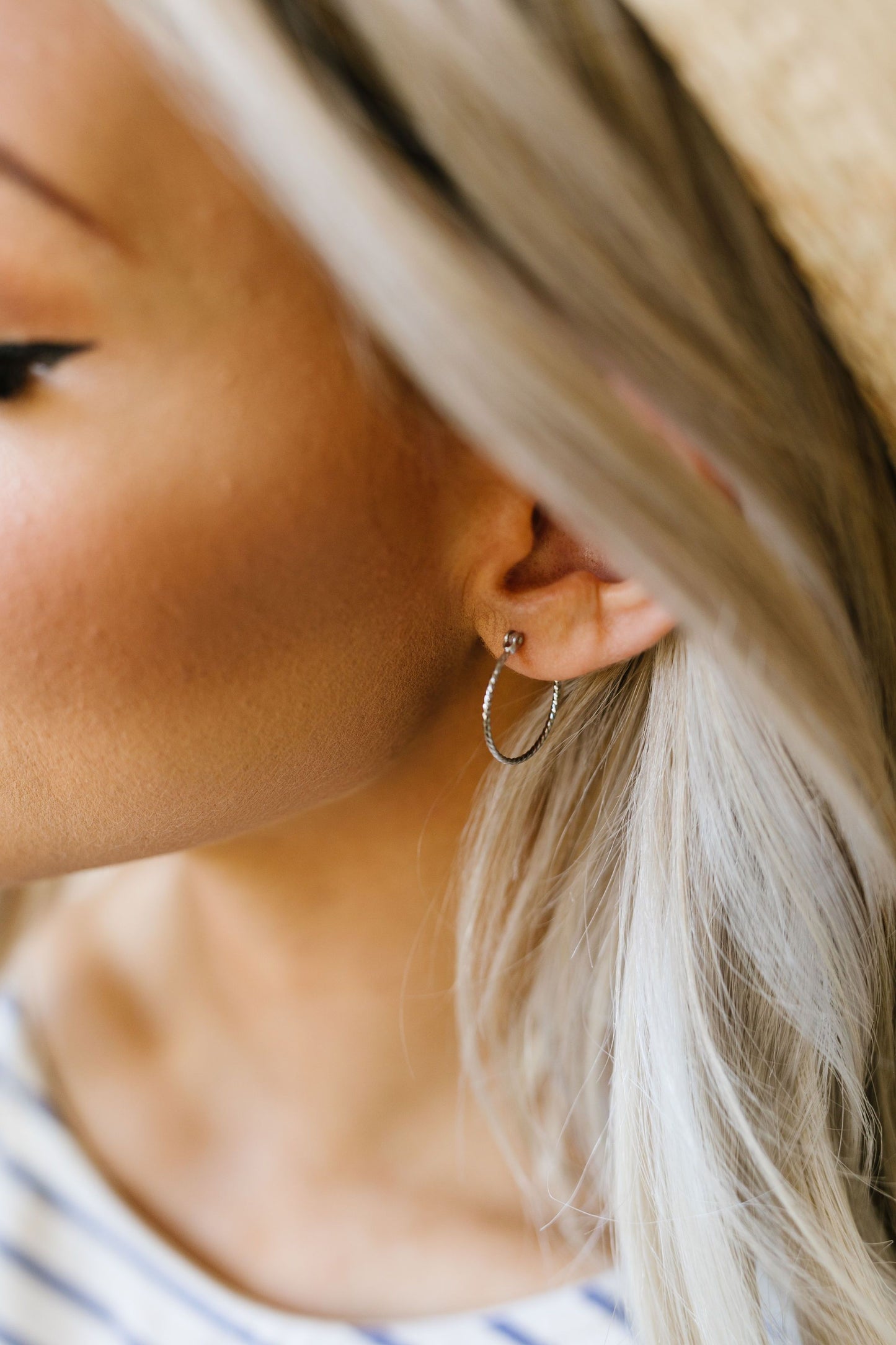 Hoops Galore Set In Silver