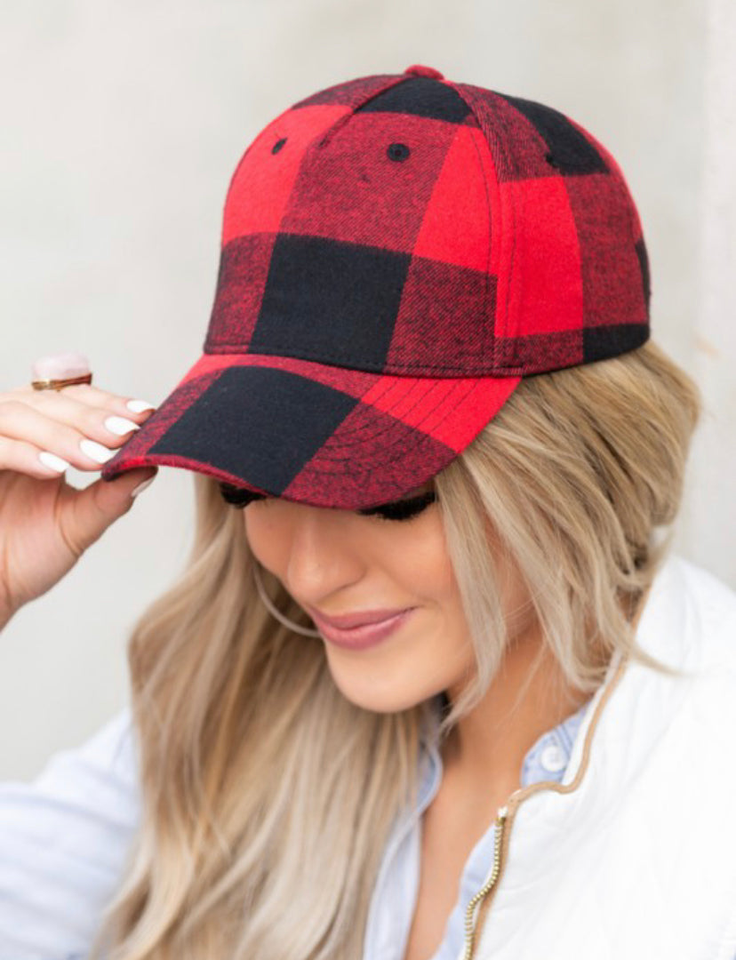 Fall Buffalo Plaid Hats