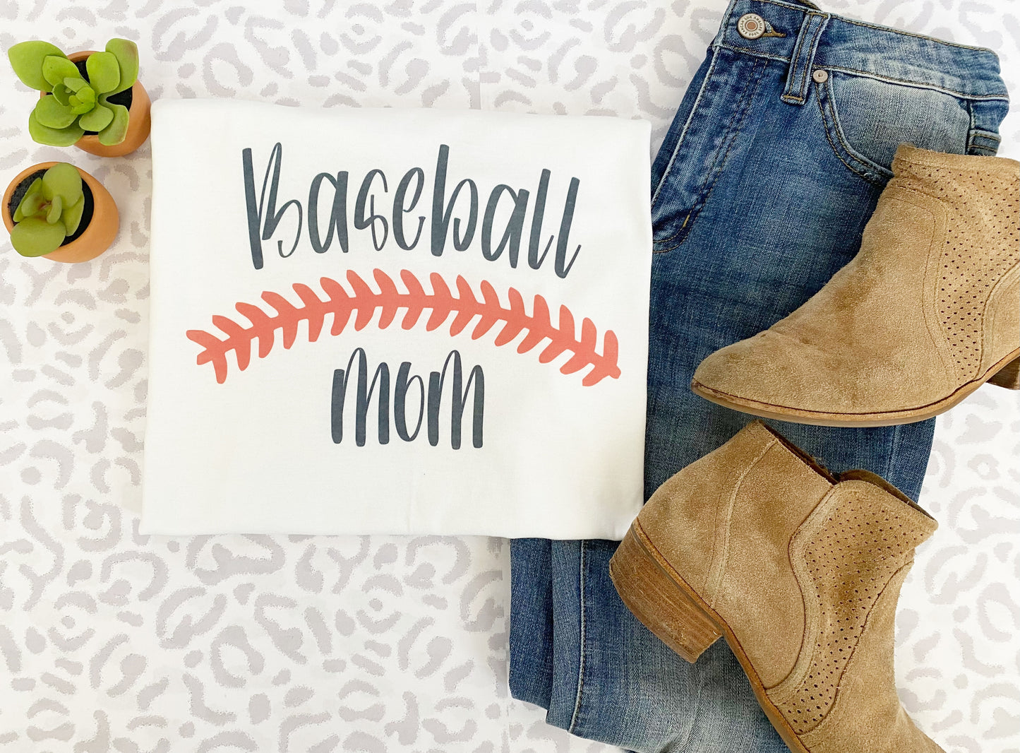 Baseball Mom Laces Tee/ Sweatshirt