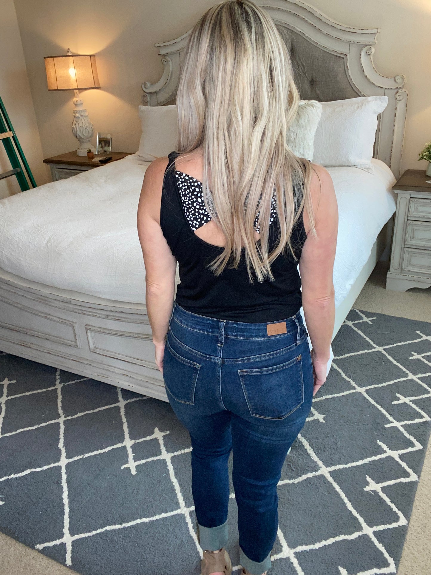 Center Seam Skinny Jeans