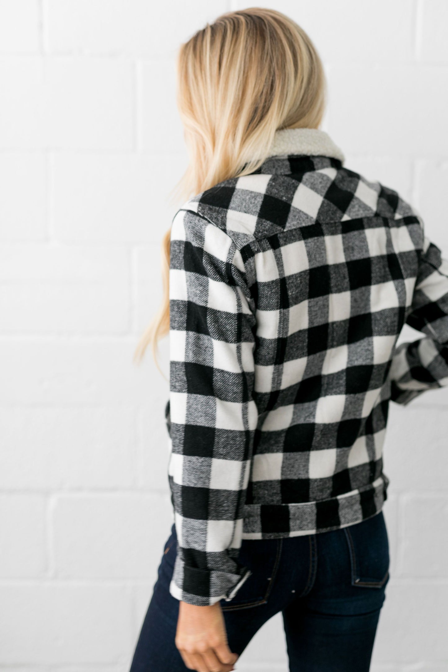 Keep On Truckin' Jacket In White - ALL SALES FINAL