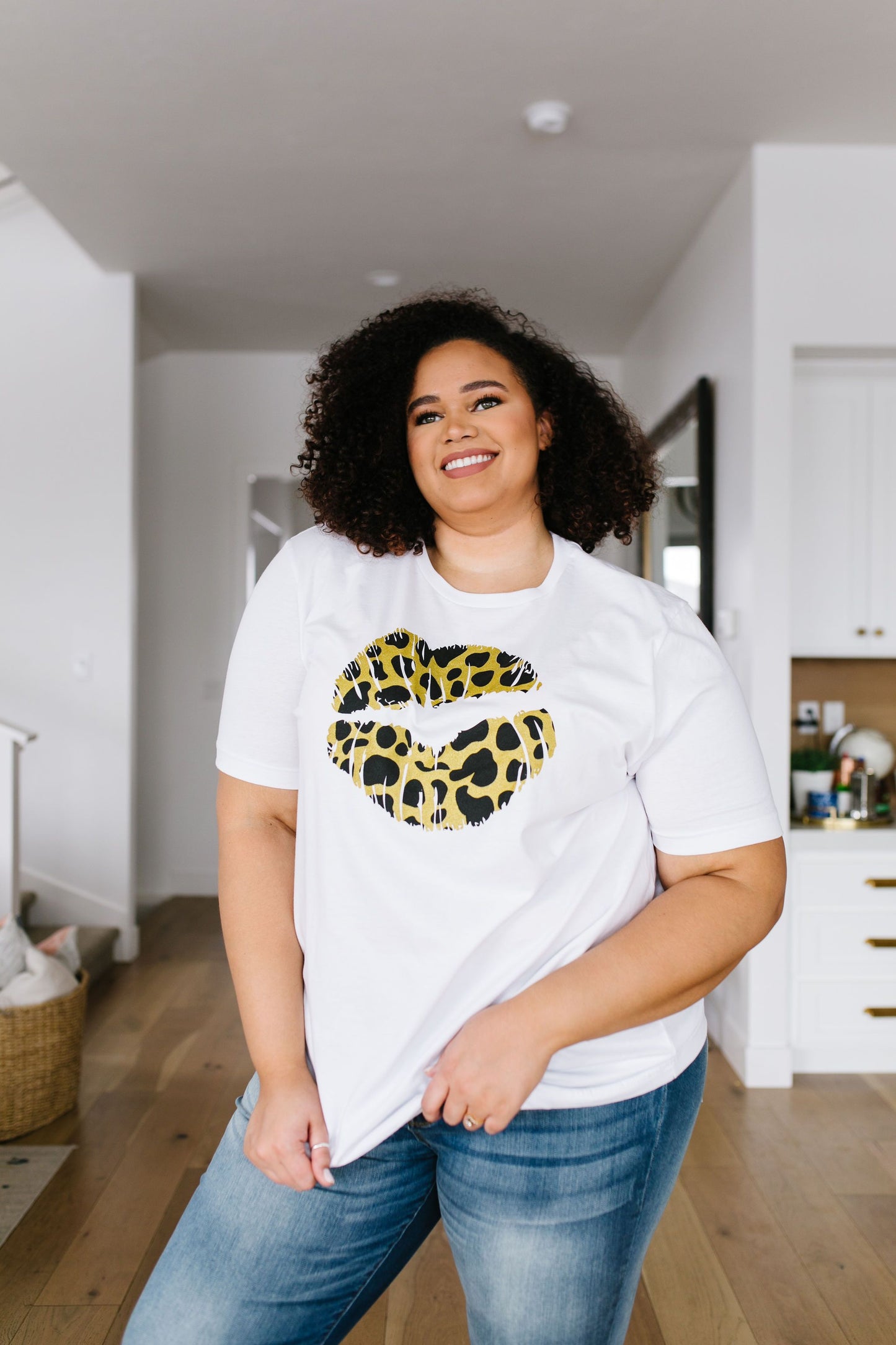 Leopard Lips Graphic Tee