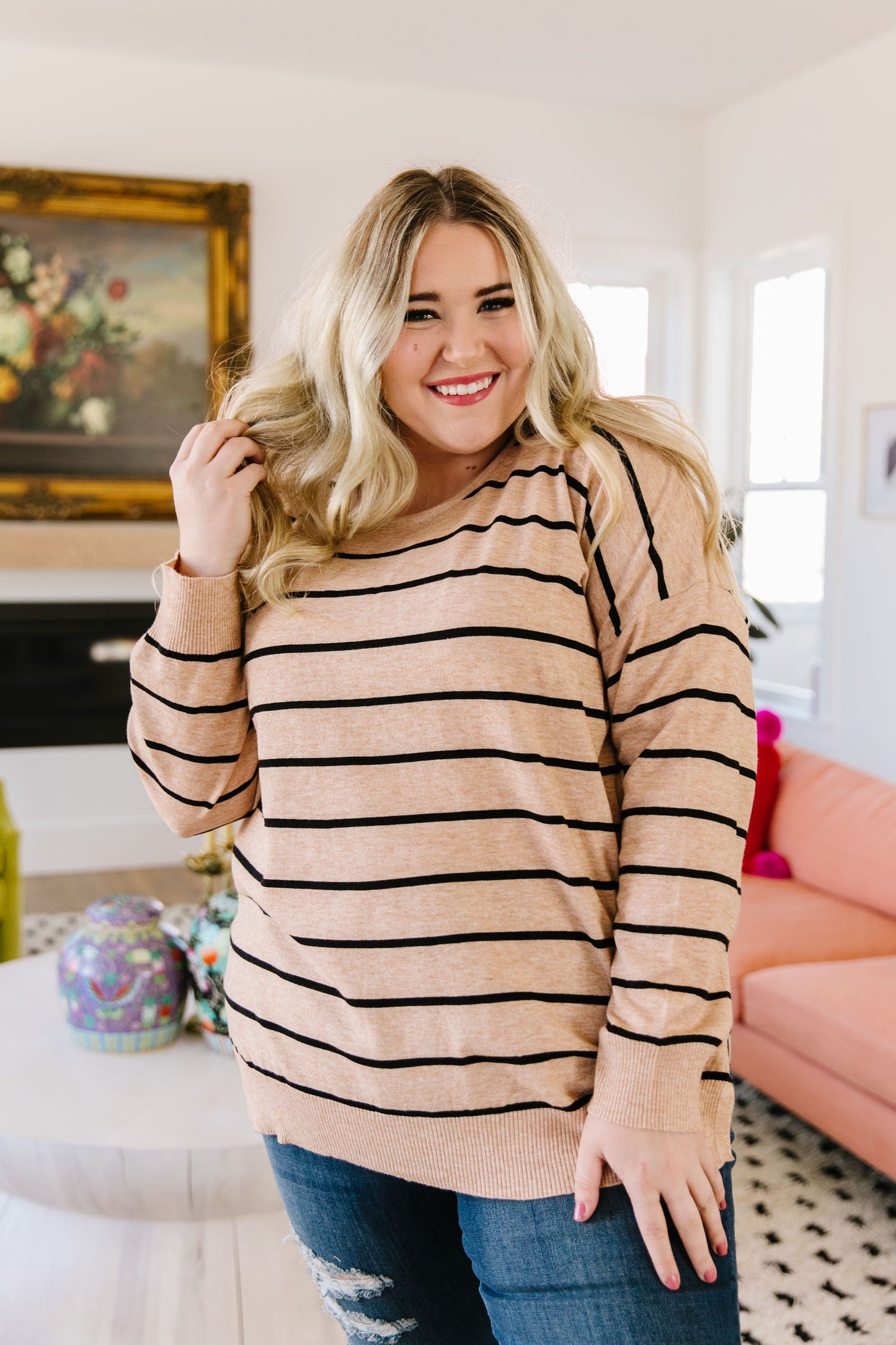 New Attitude Striped Top