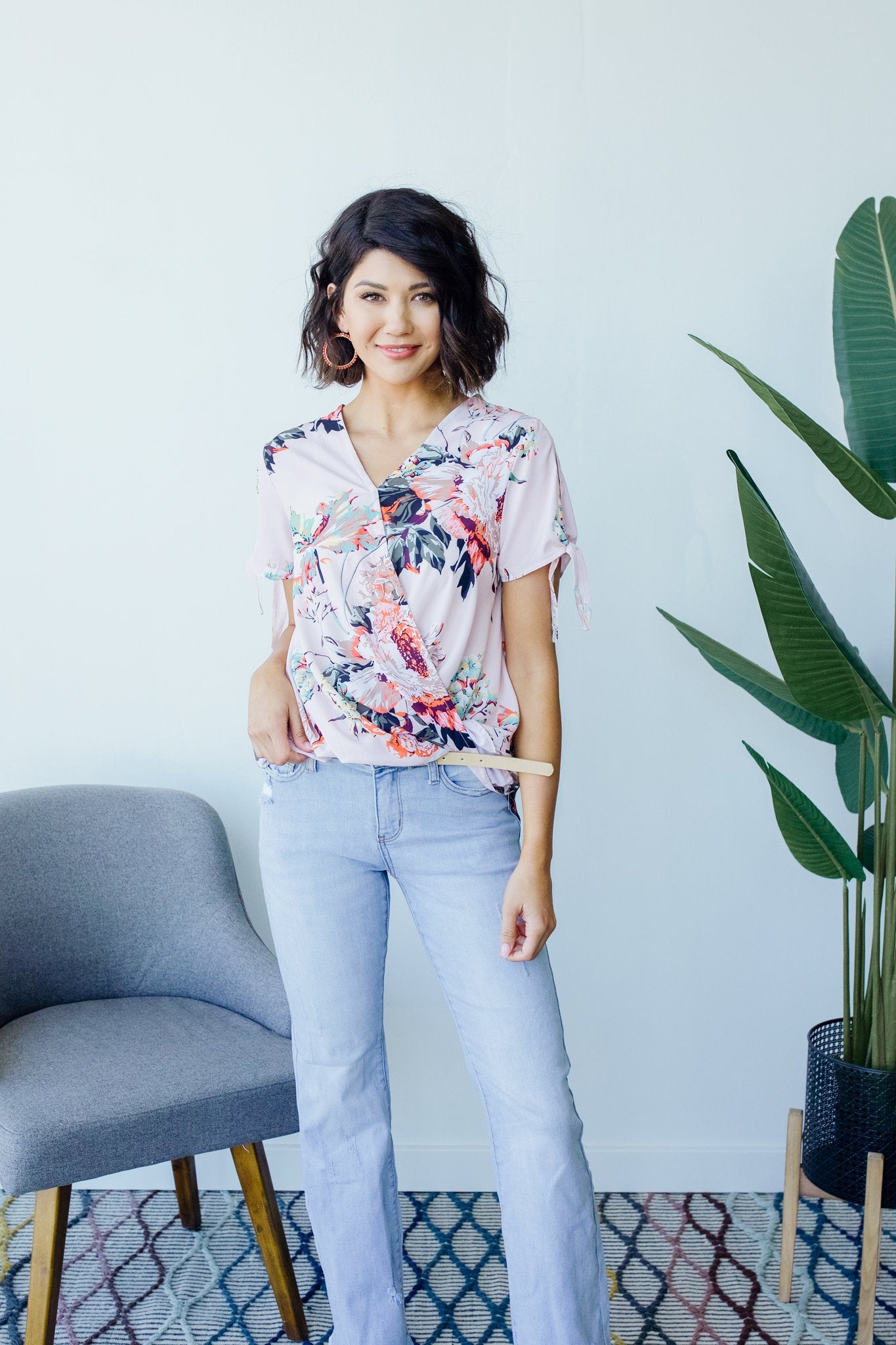 Osaka Oriental Floral Blouse