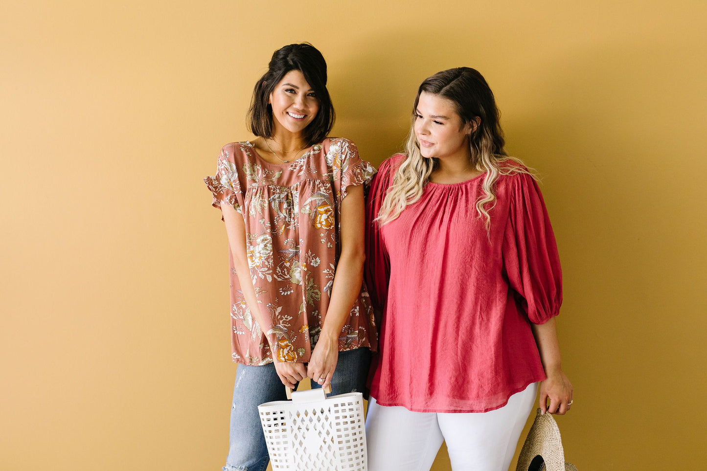 Persimmon Peasant Blouse