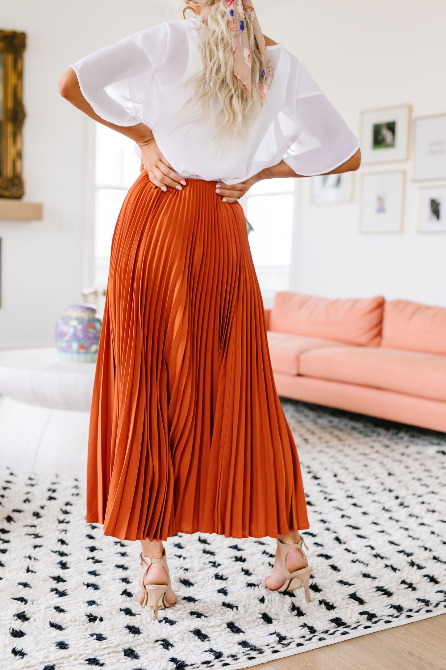 Pleats To Meet Ya Maxi Skirt