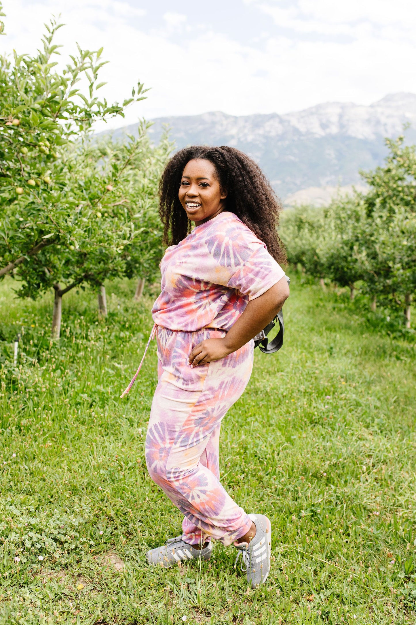Swirly Tie Dye Lounge Joggers