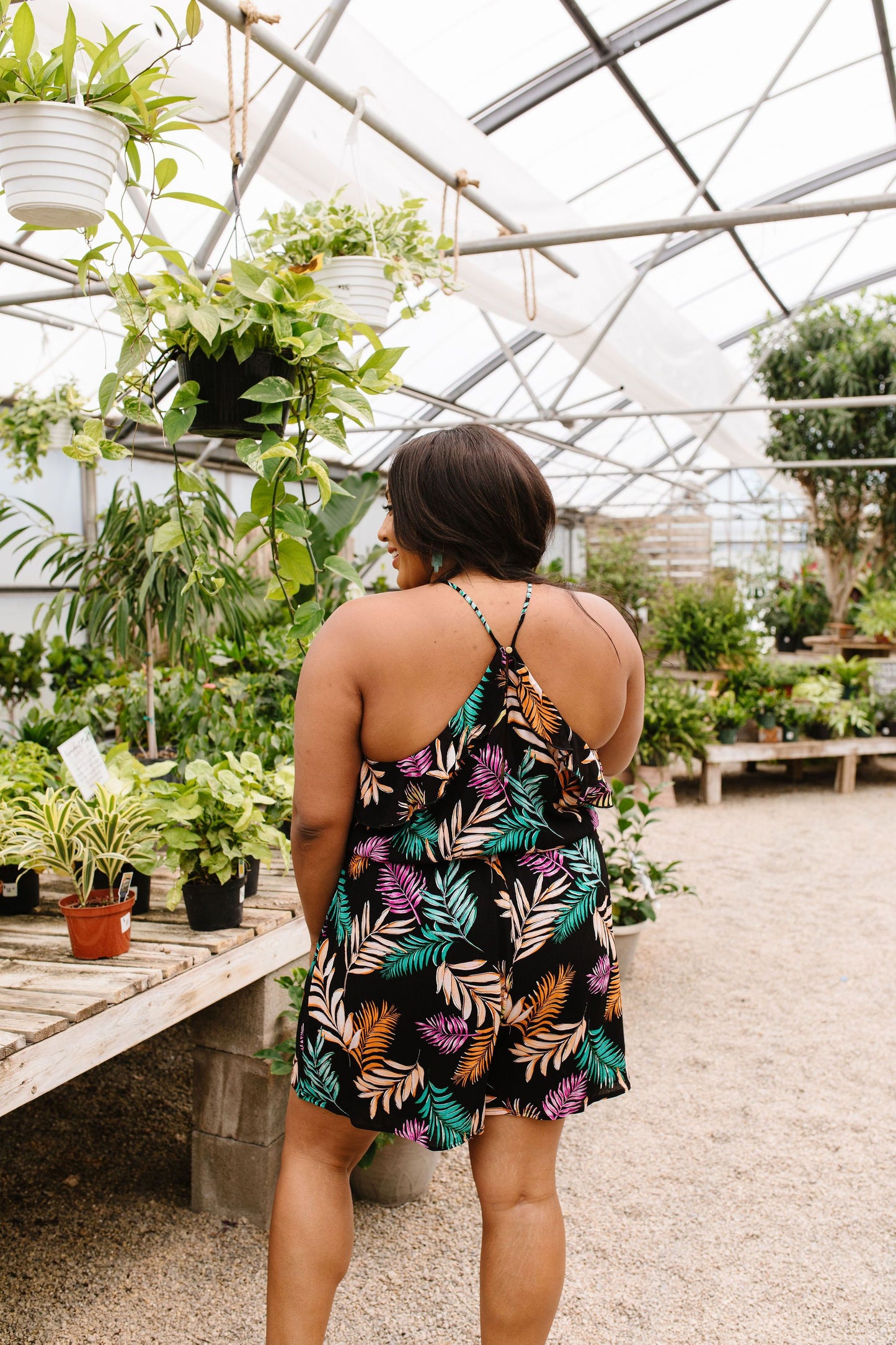 Tropic Palms Romper