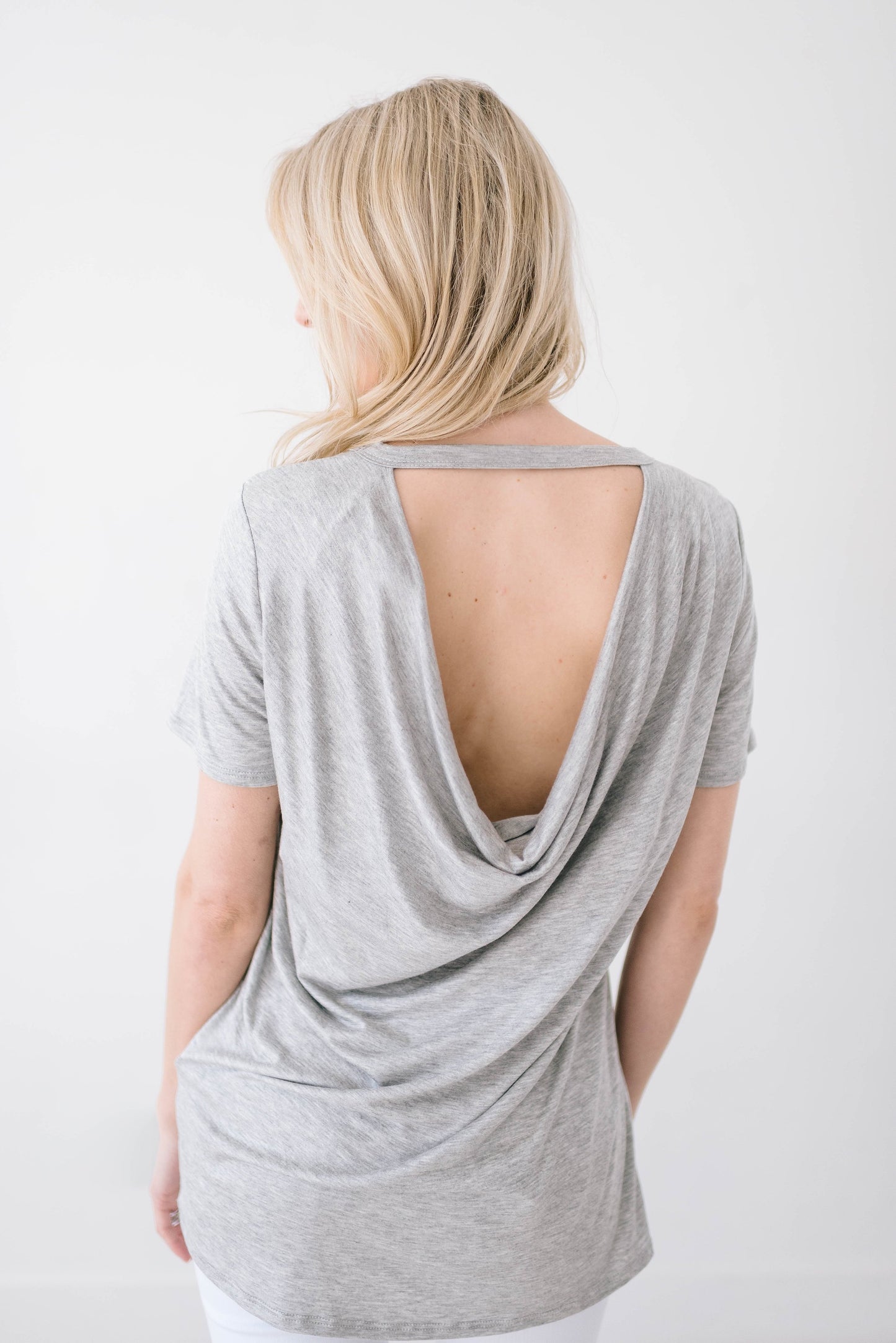Wild & Free Tee In Gray