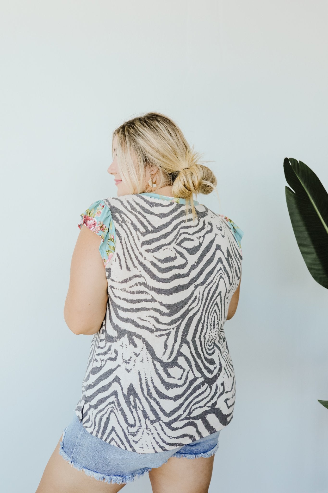 Zany Zebra Top