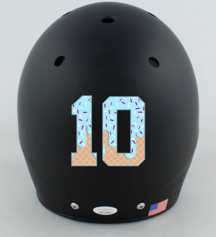 Ice Cream Drip Number Stickers Decals Helmets