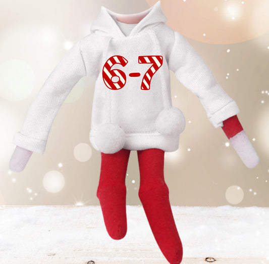 Six Seven Elf Doll Hoodie