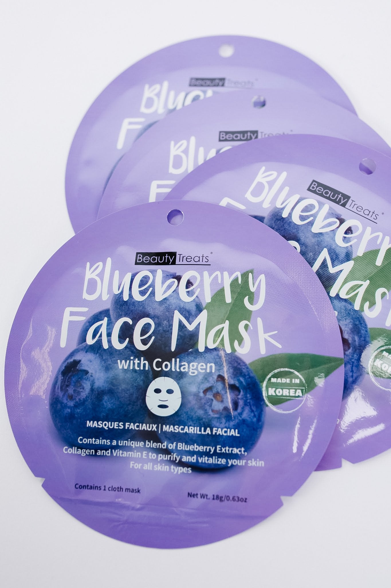 Home For The Holidays Face Mask in Blueberry