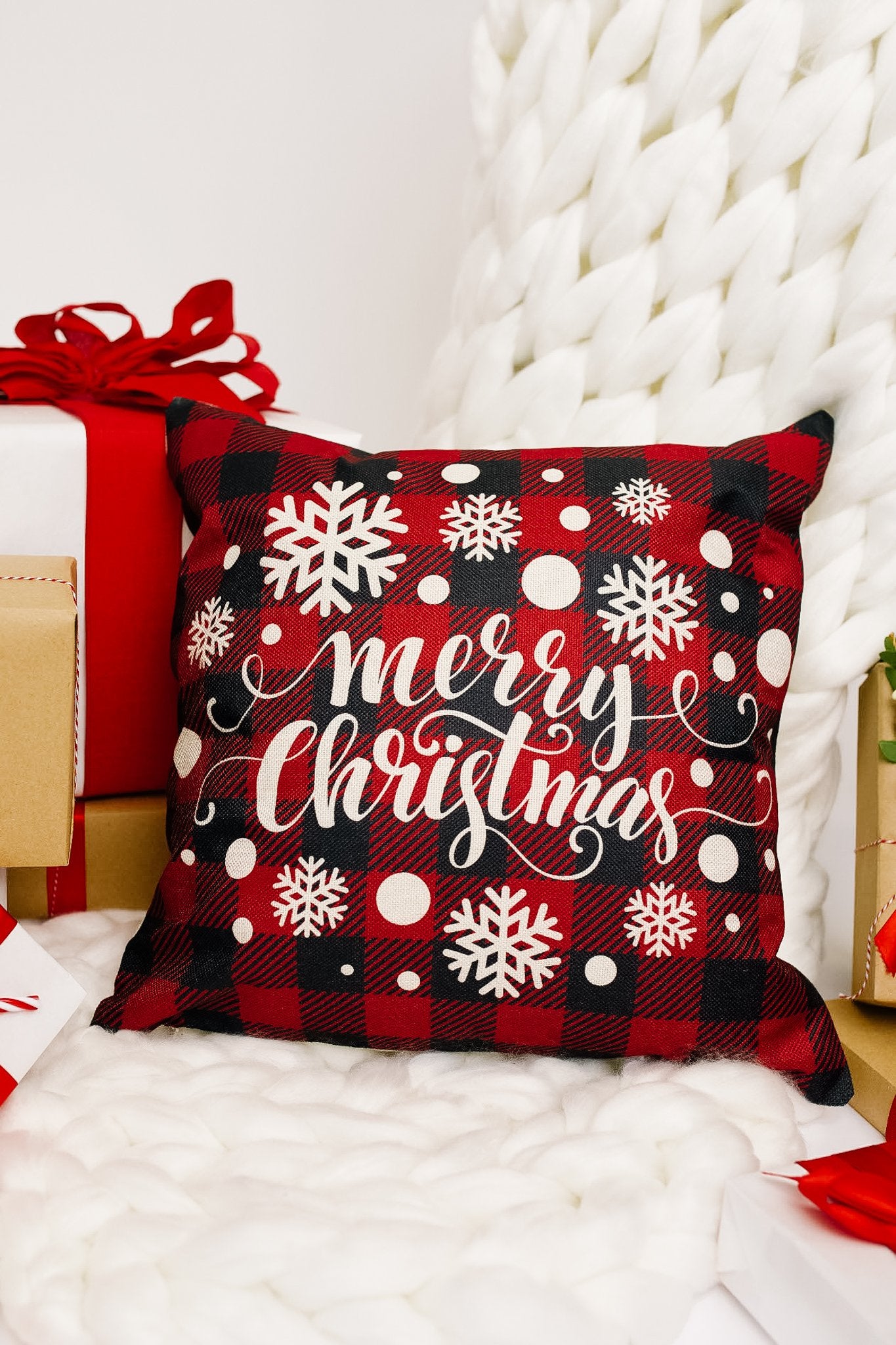 Merry Little Christmas Pillow Case