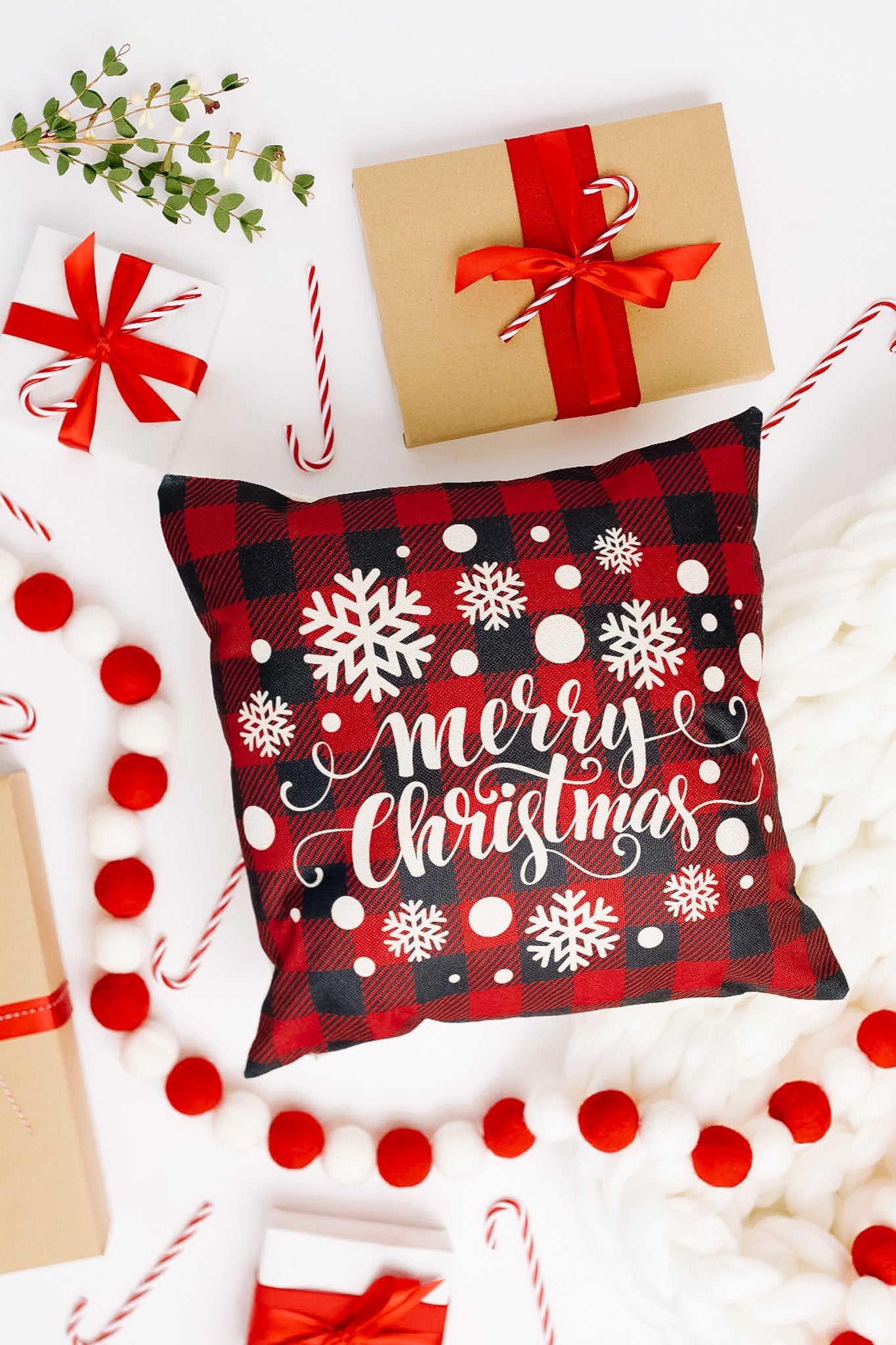 Merry Little Christmas Pillow Case