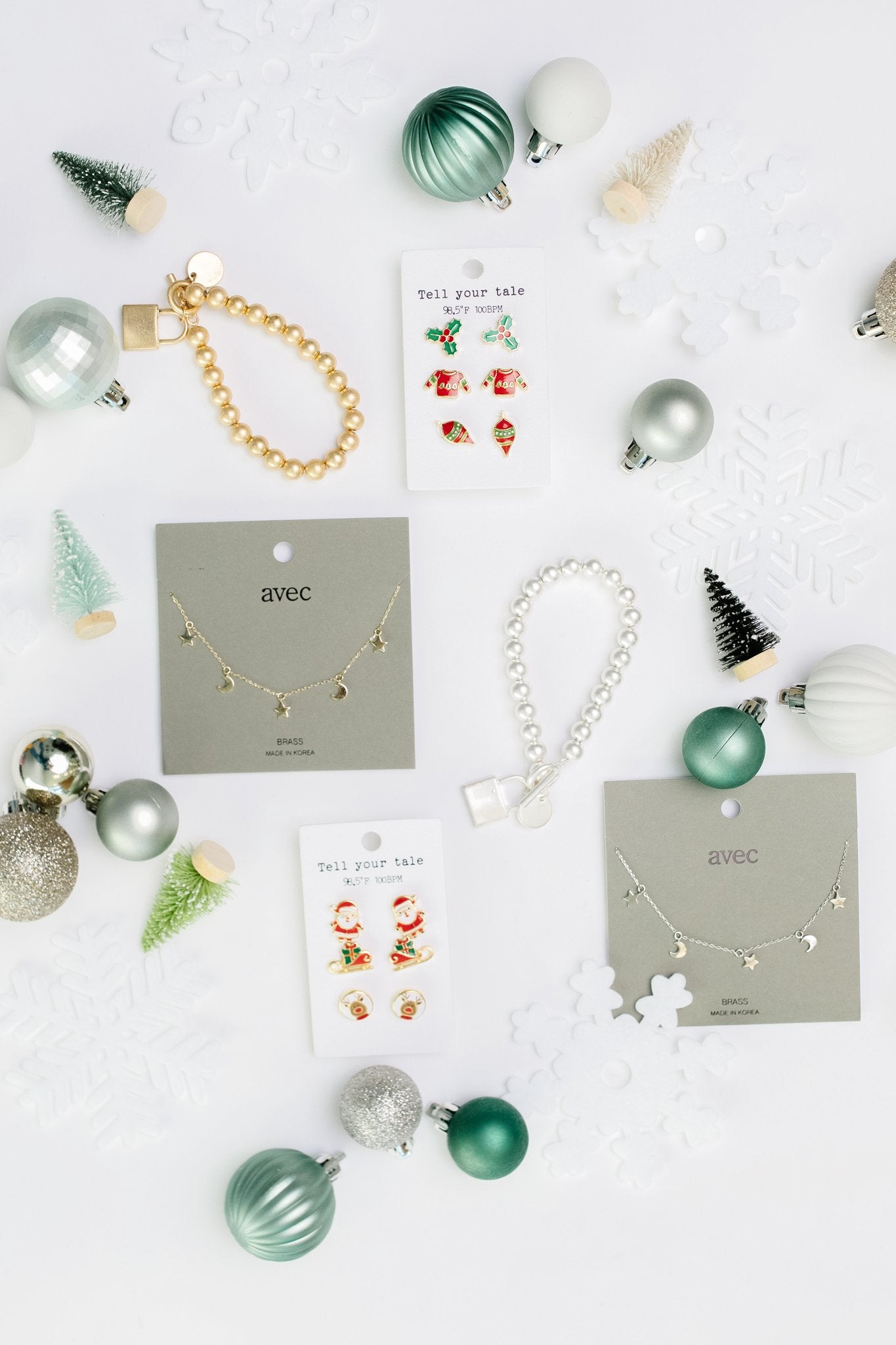 Holly Jolly Christmas Earring Set