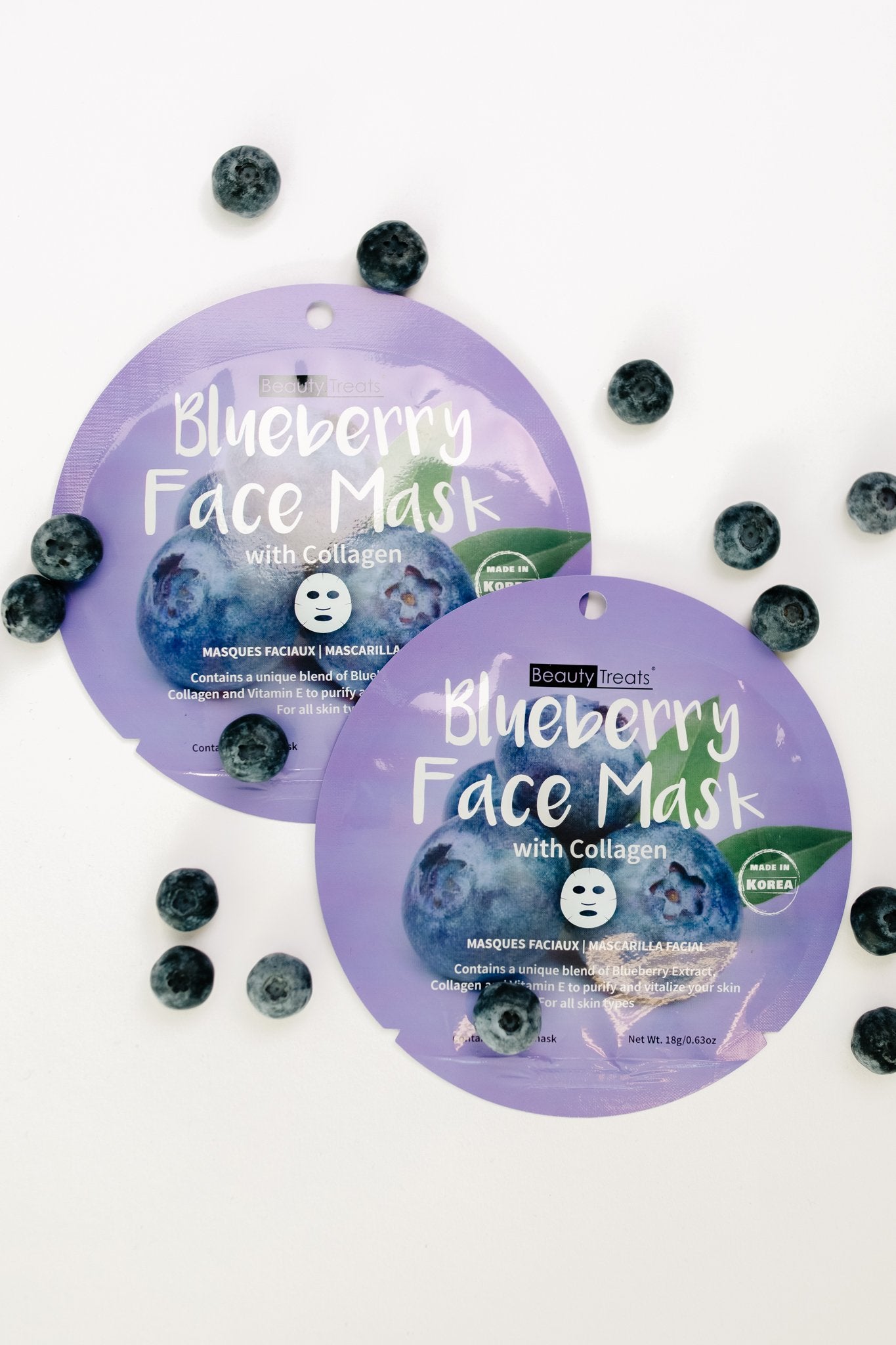 Home For The Holidays Face Mask in Blueberry
