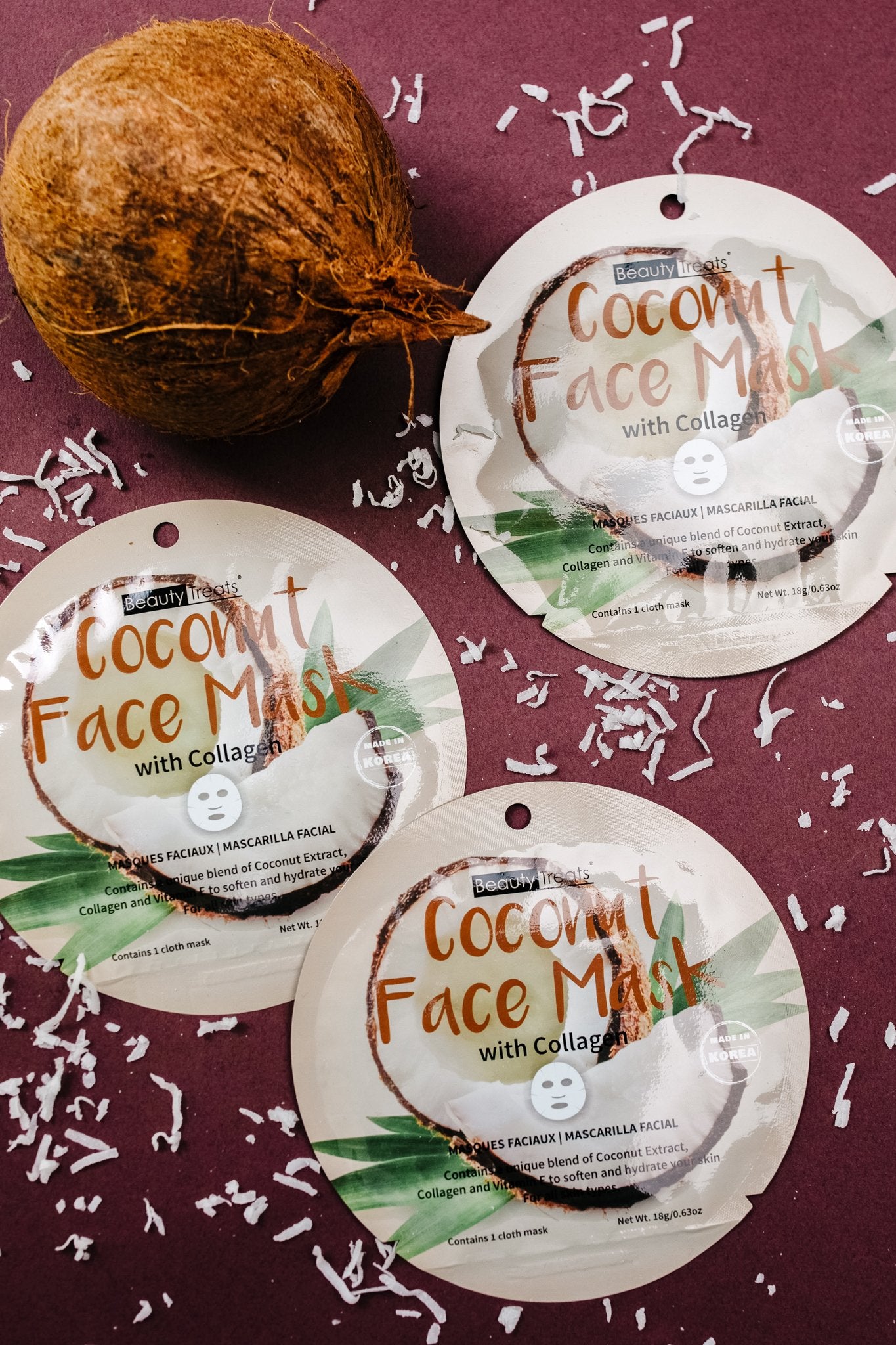 Home For The Holidays Face Mask in Coconut