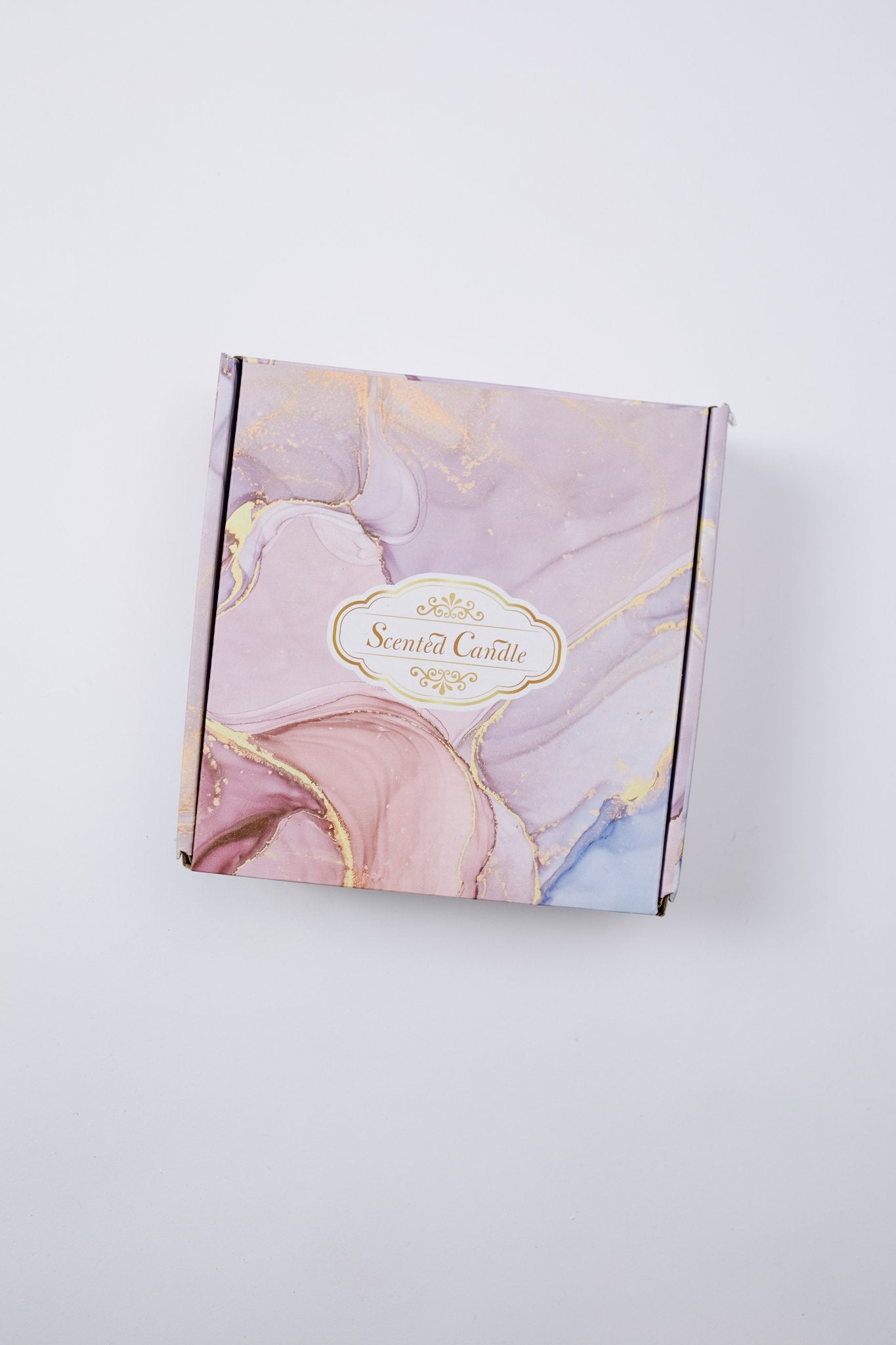 Merry Marbled Candles