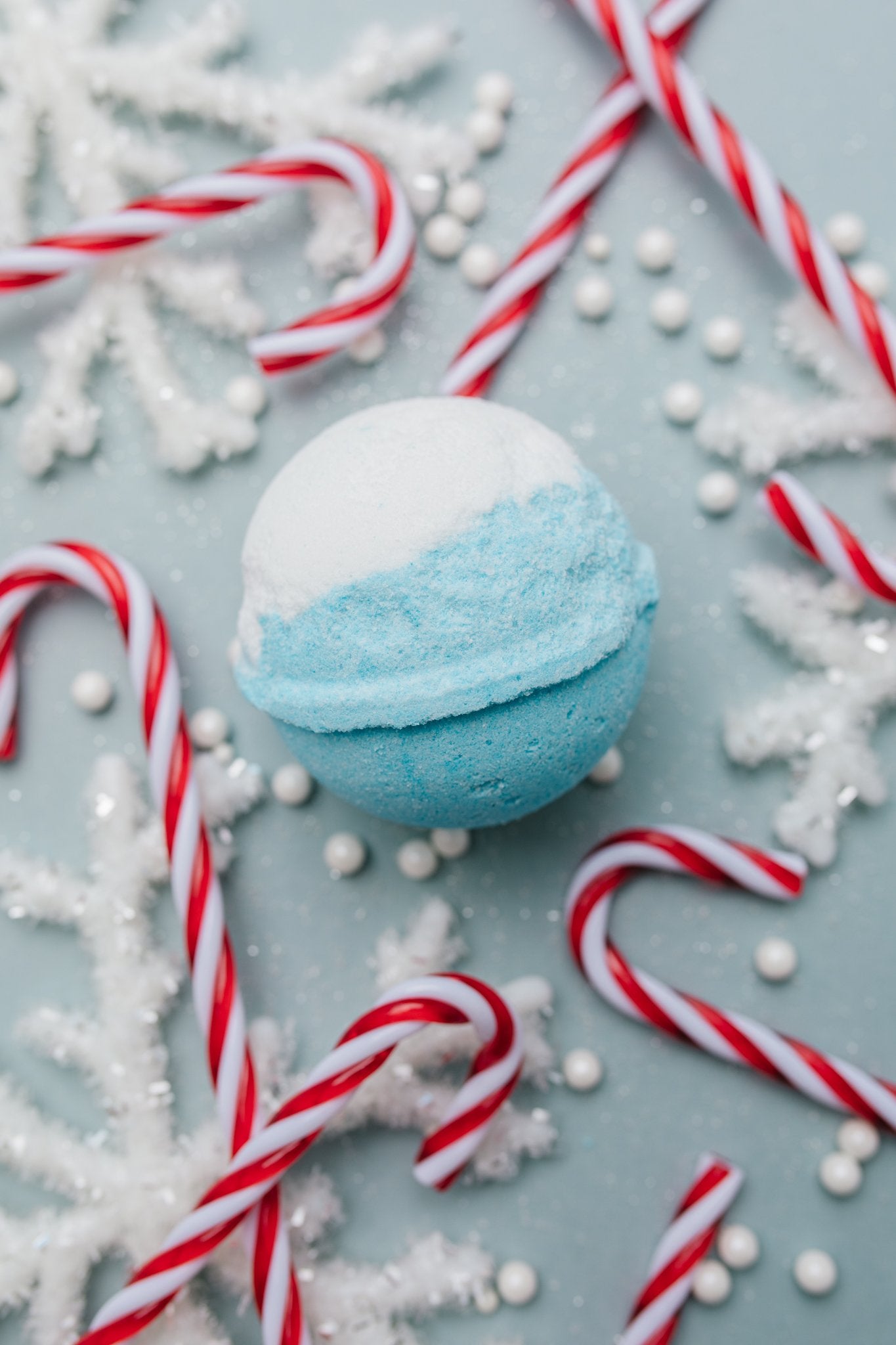 Cottage Garden Bath Bomb in Winter Wonderland