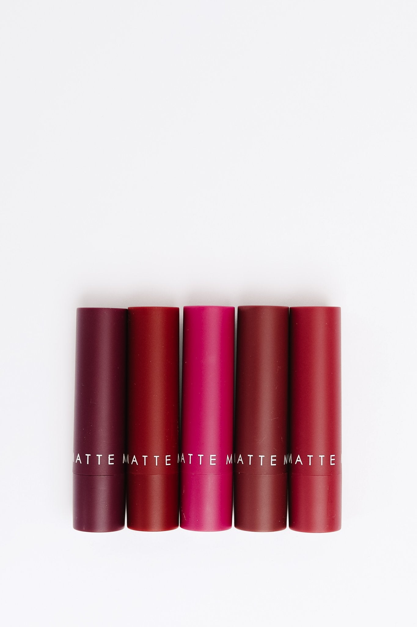 Madeline Matte Lipstick: The Plum Collection