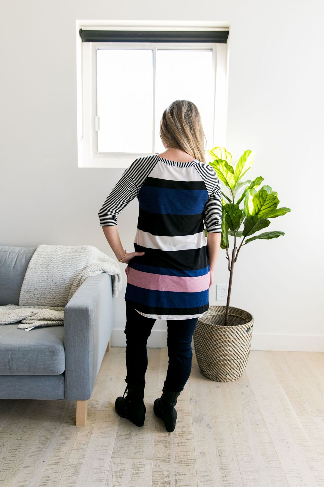 Alice Multi-Striped Raglan Tunic