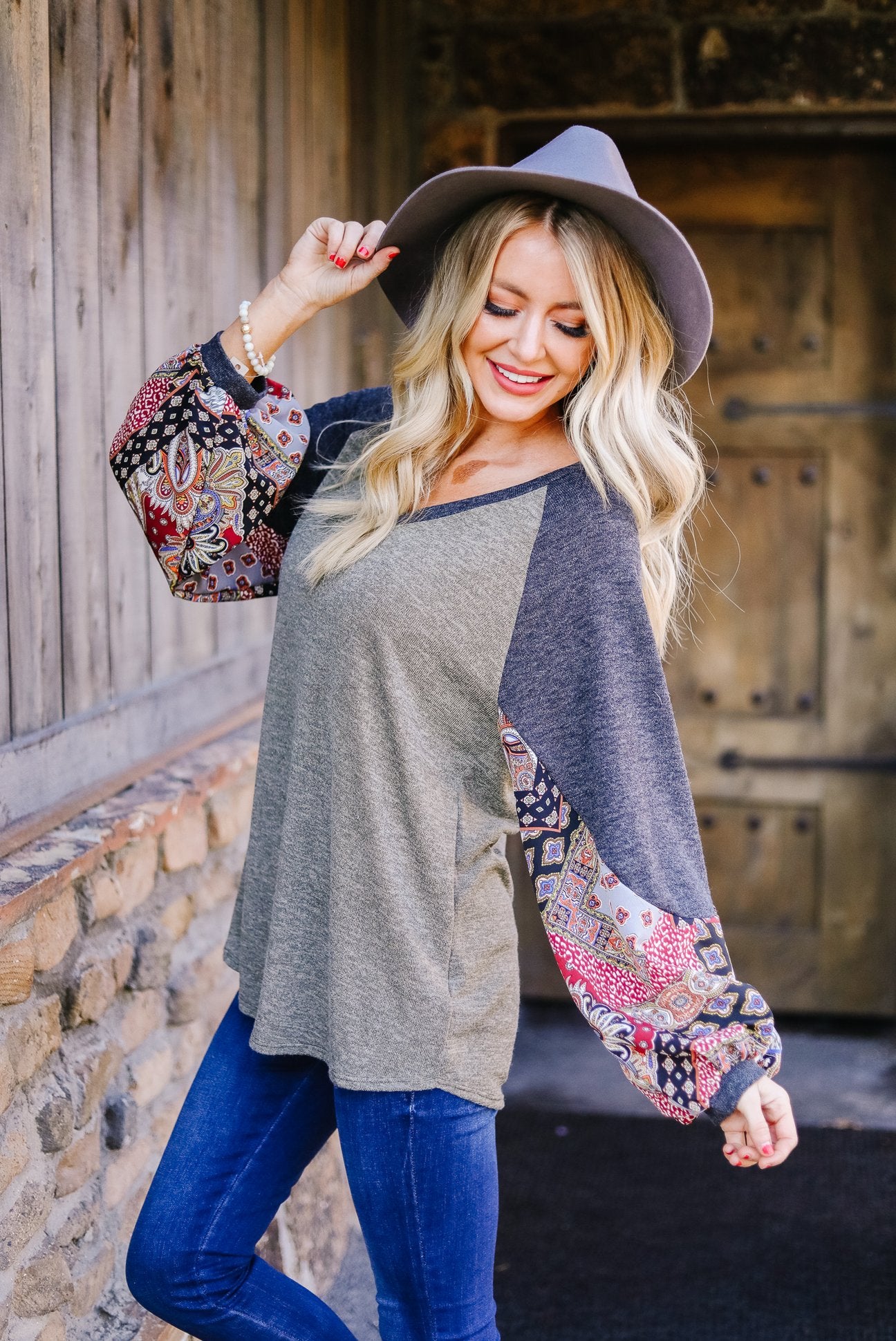 Ace Up Your Sleeve Blouse