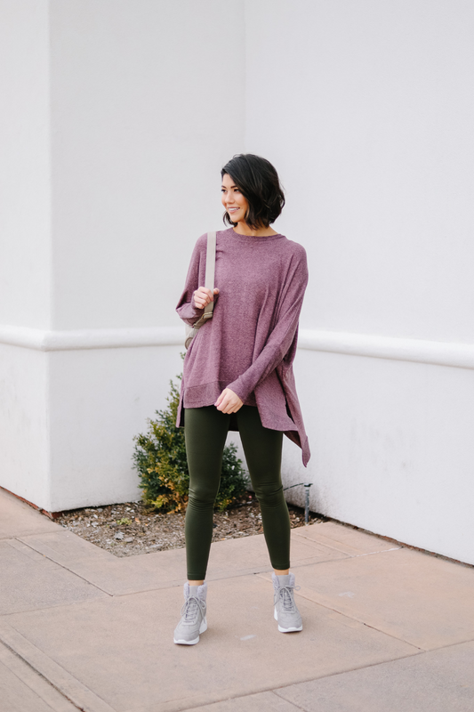 A Lot To Love Mauve Top