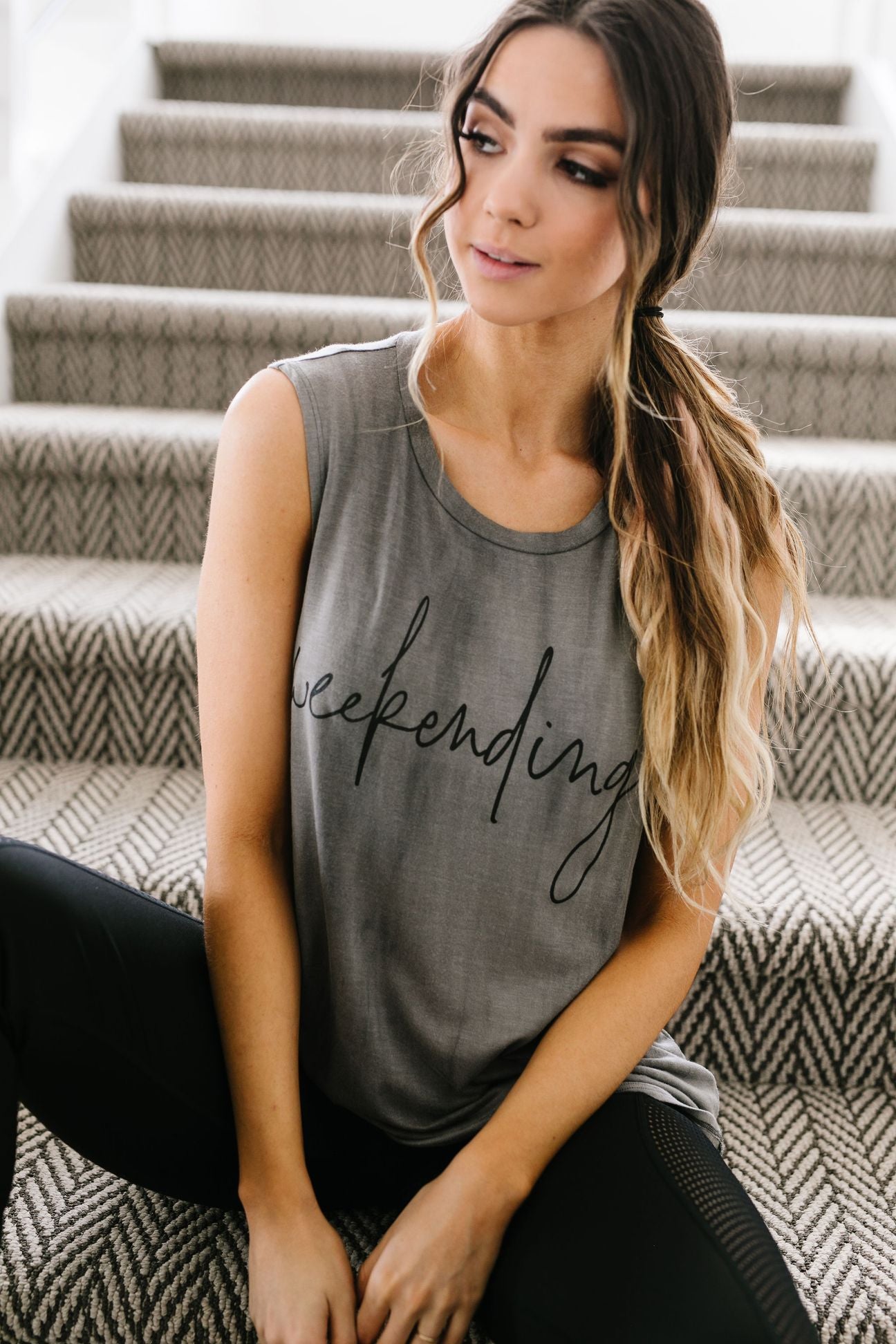 Weekending Graphic Tank