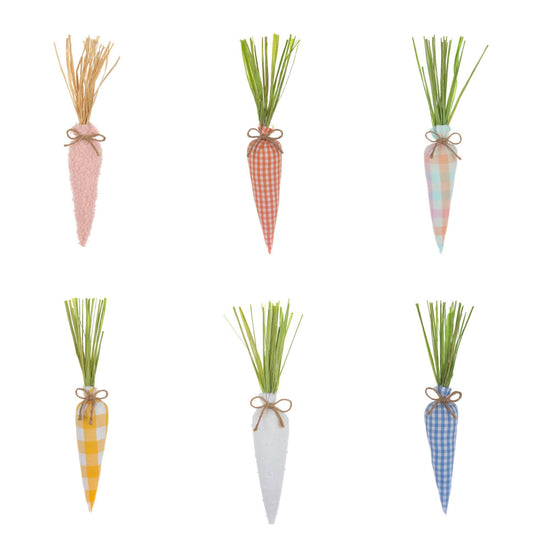 PREORDER: 6" Fabric Carrot in Assorted Colors