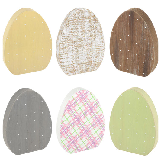 PREORDER: 5" Wooden Egg in Assorted Colors