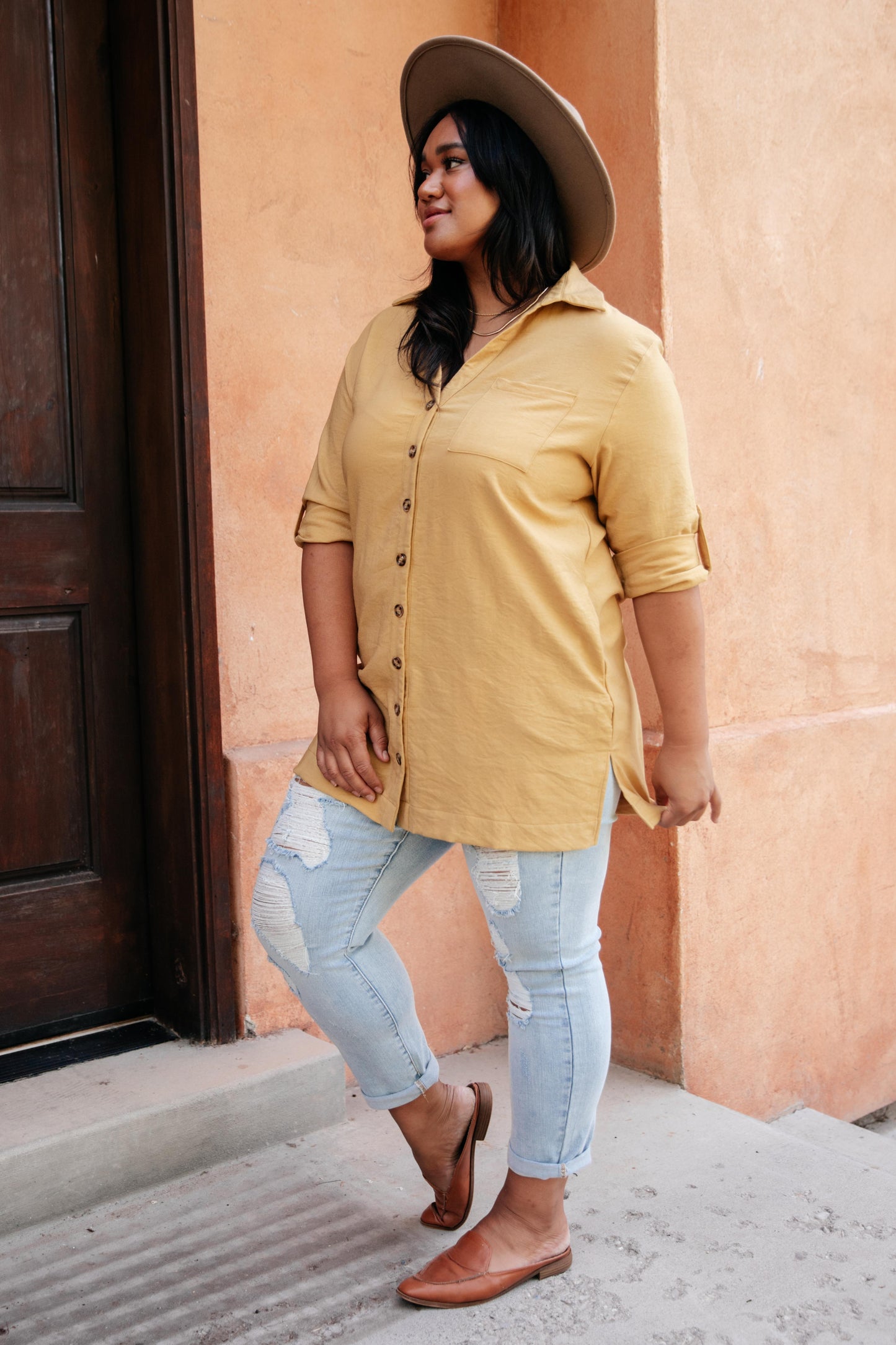 Button Up Day Tunic