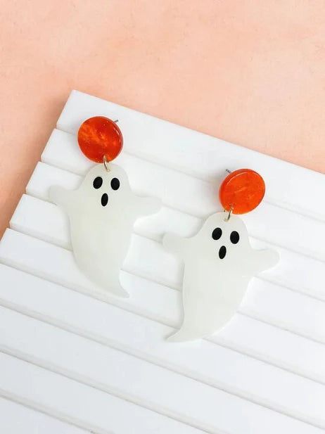 PREORDER: Glow in the Dark Ghost Dangle Earrings