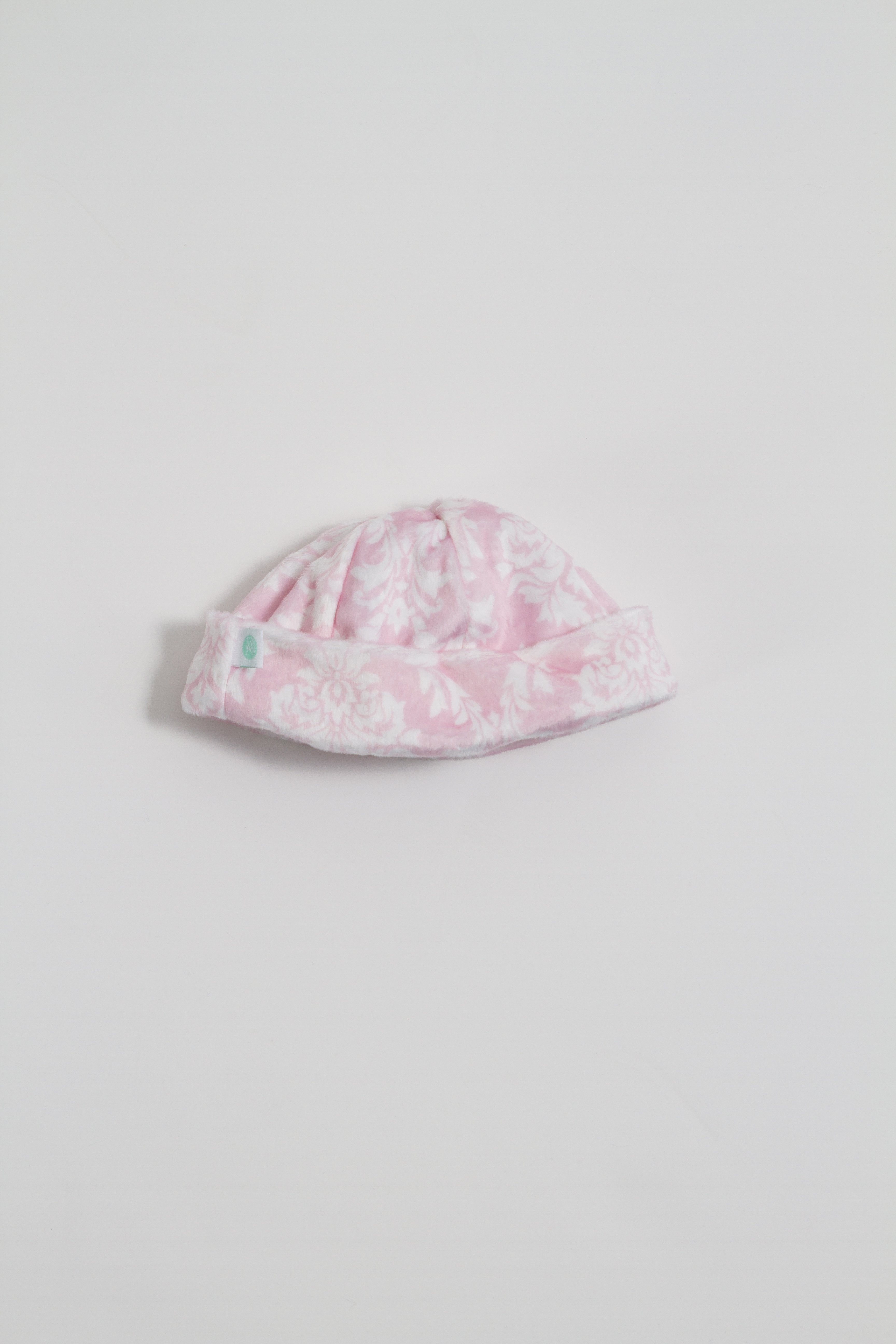 Pearl Pink Damask Beanie