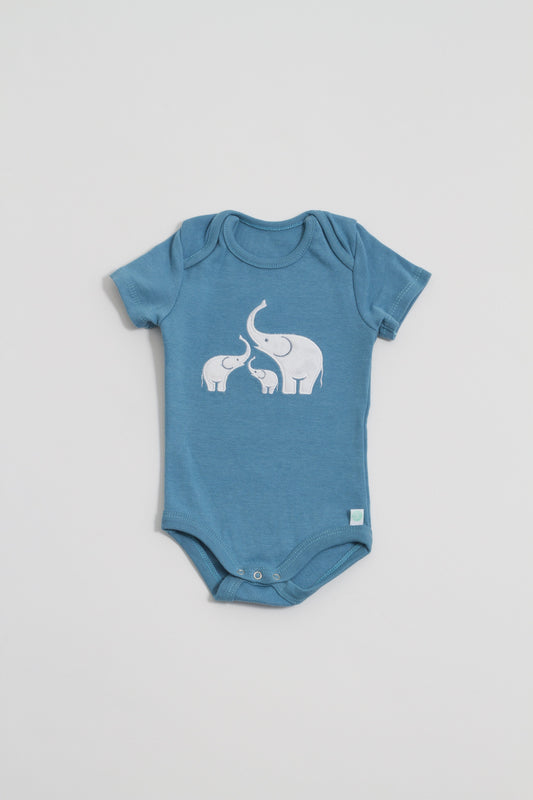 Coastal Blue Elephant Bodysuit