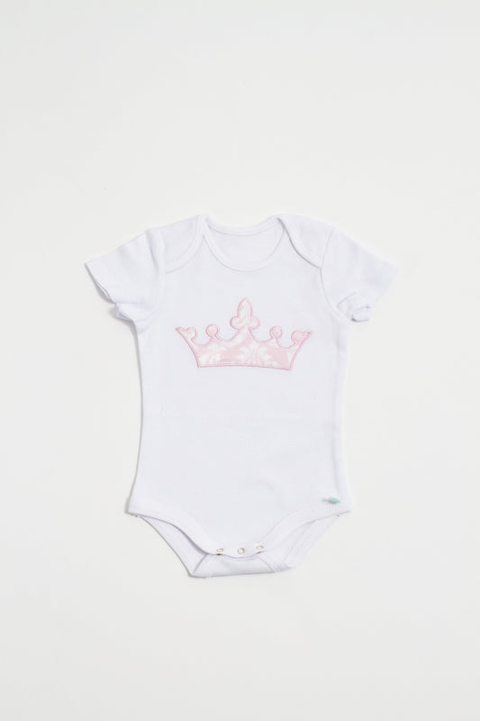 Pearl Pink Damask Bodysuit